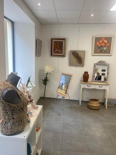 Exposition de peintures  l'huile et au couteau