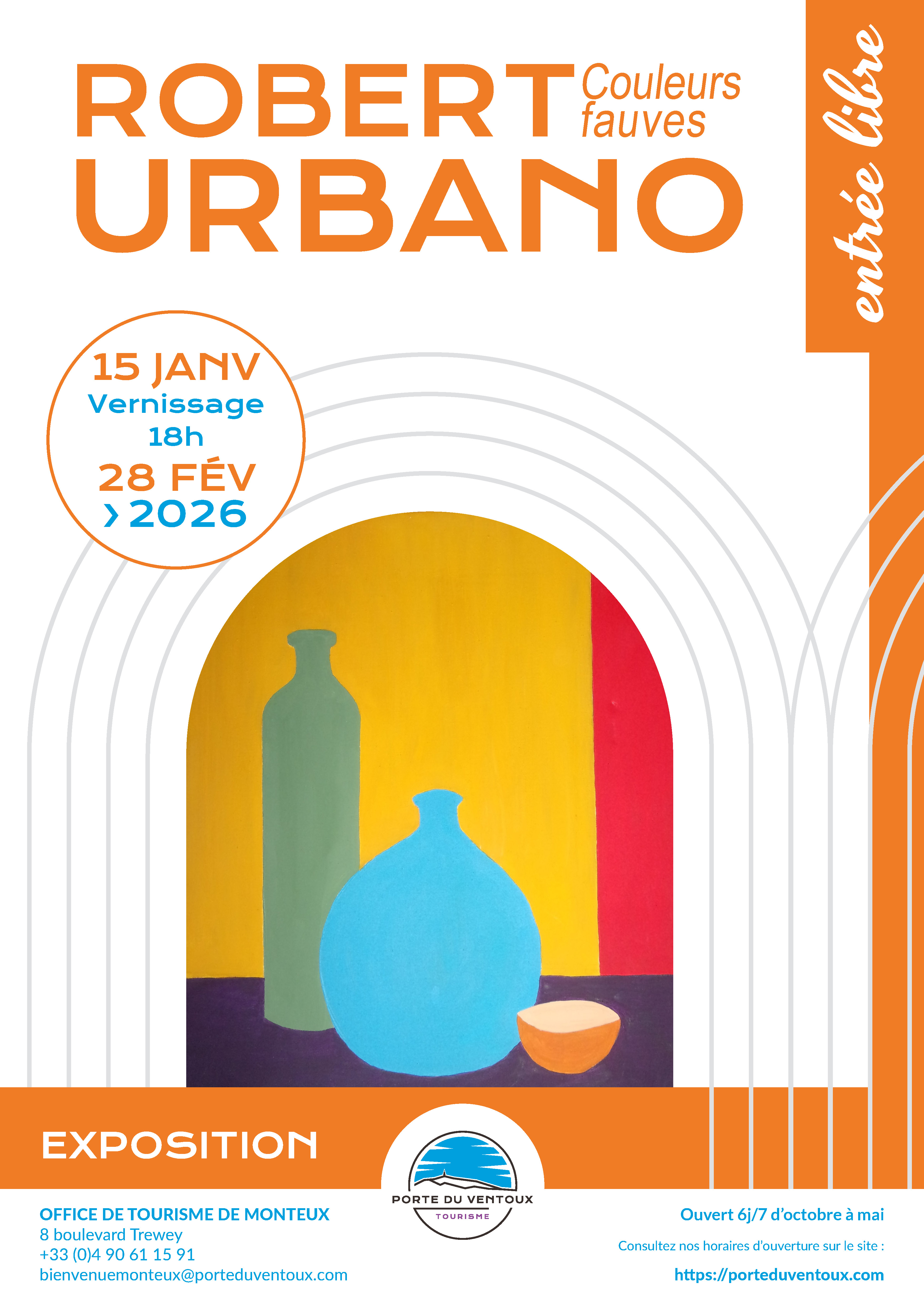 Exposition - Couleurs fauves, Robert Urbano