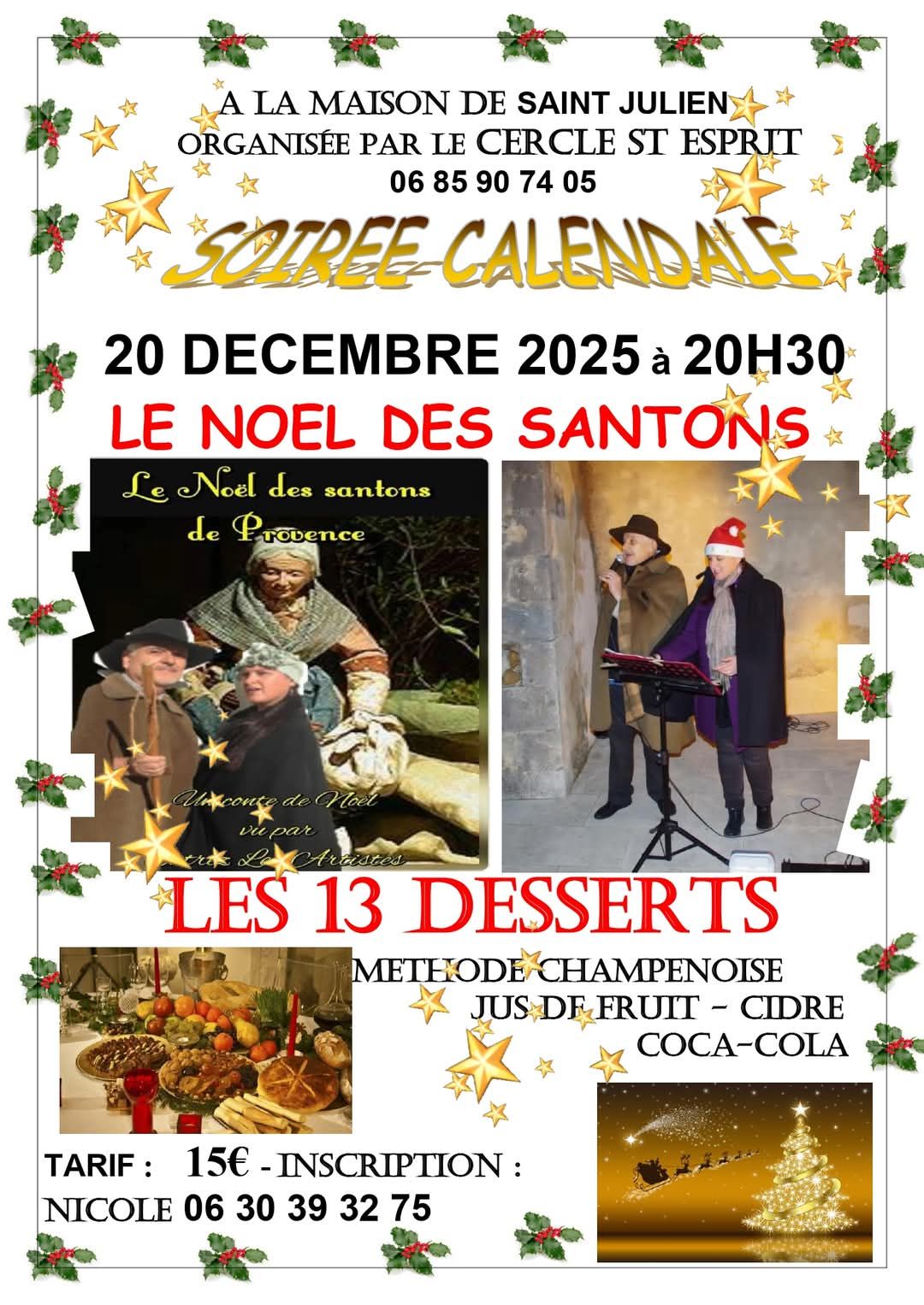 Soir�e calendale