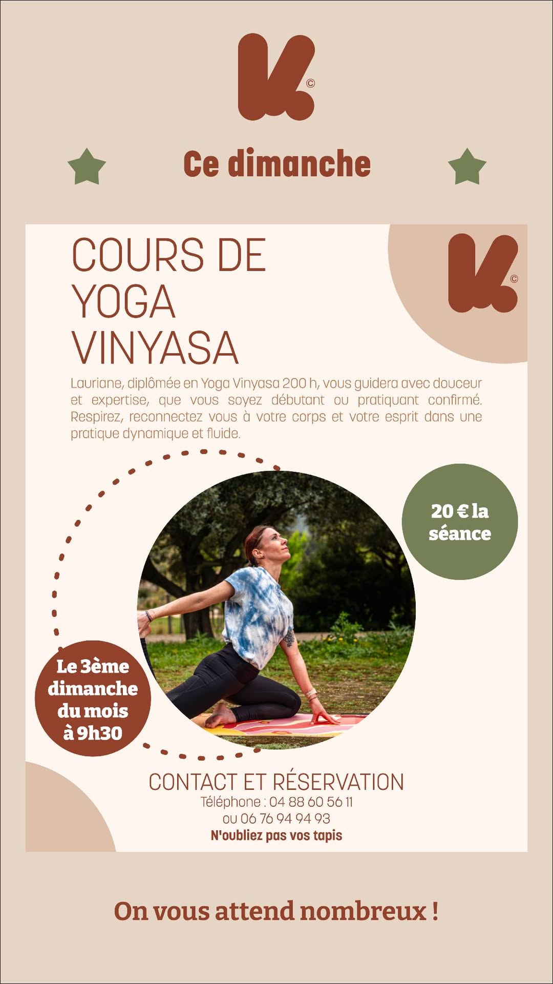 Cours de Yoga Vinyasa