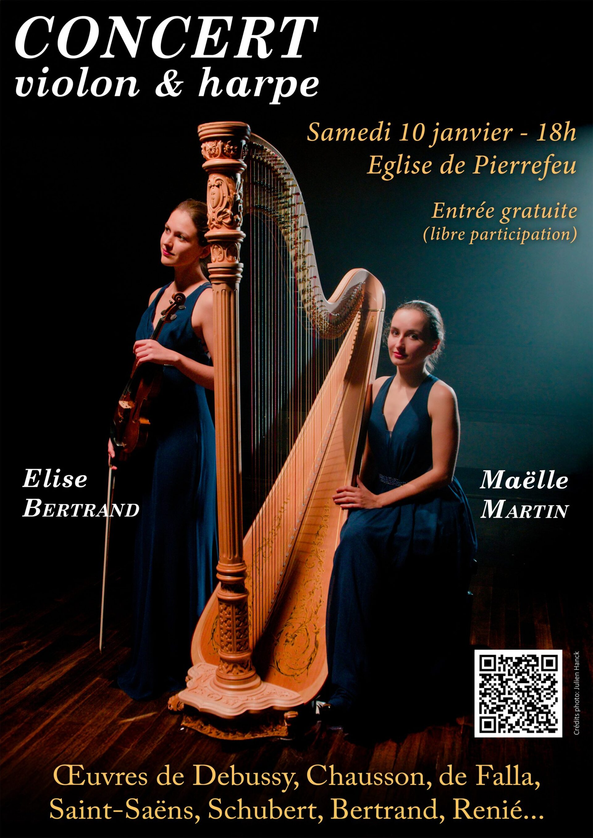 Concert violon et harpe