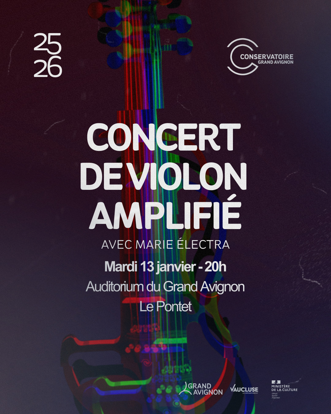 Concert de violon amplifi� avec Marie Electra