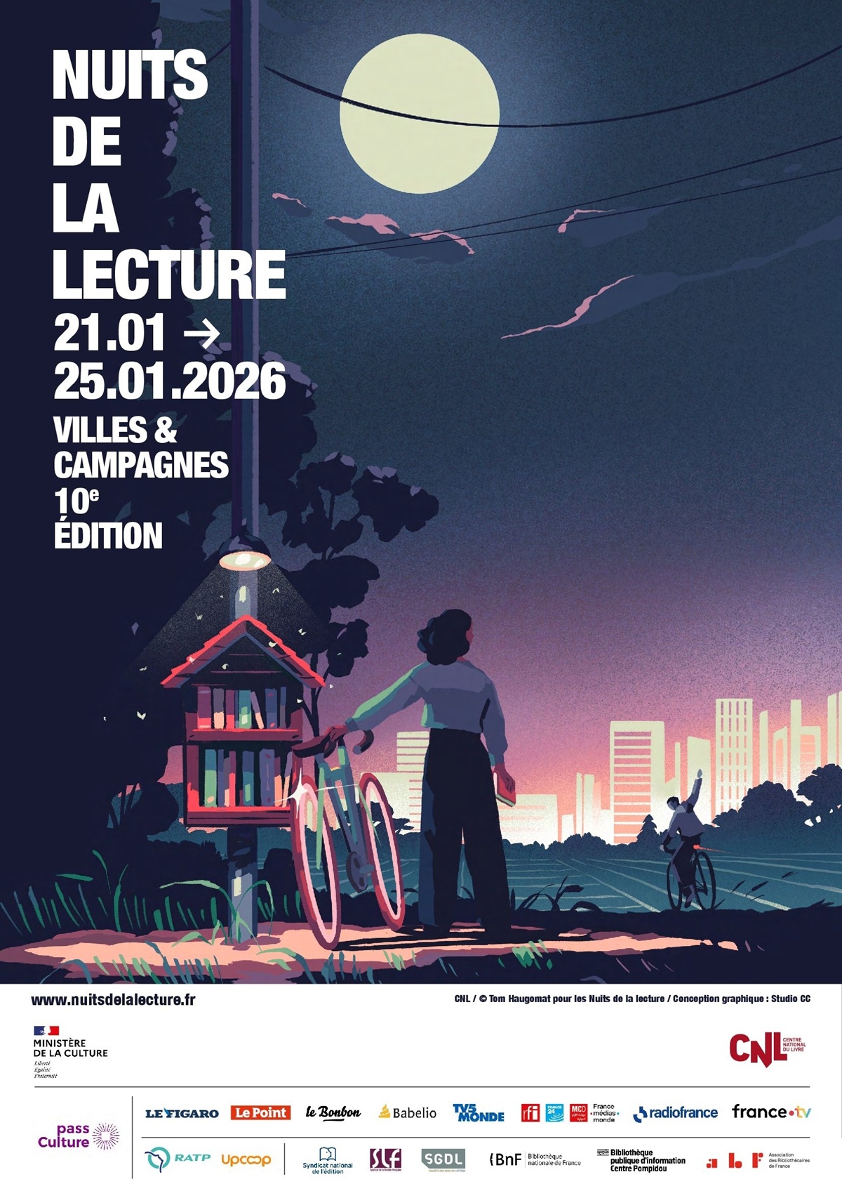 Lectures d'extraits litt�raires (dans le cadre des Nuits de la lecture 2026)