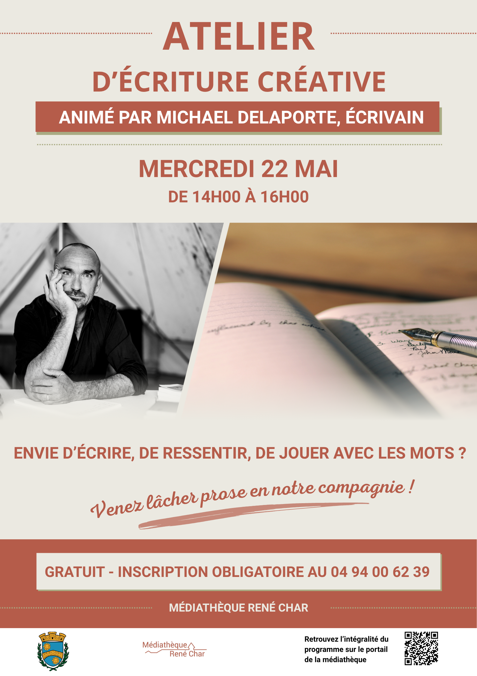 Atelier d'�criture cr�ative pour adultes
