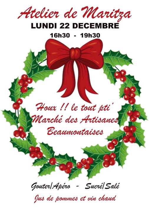 March� de noel des artisans � Beaumont de Pertuis