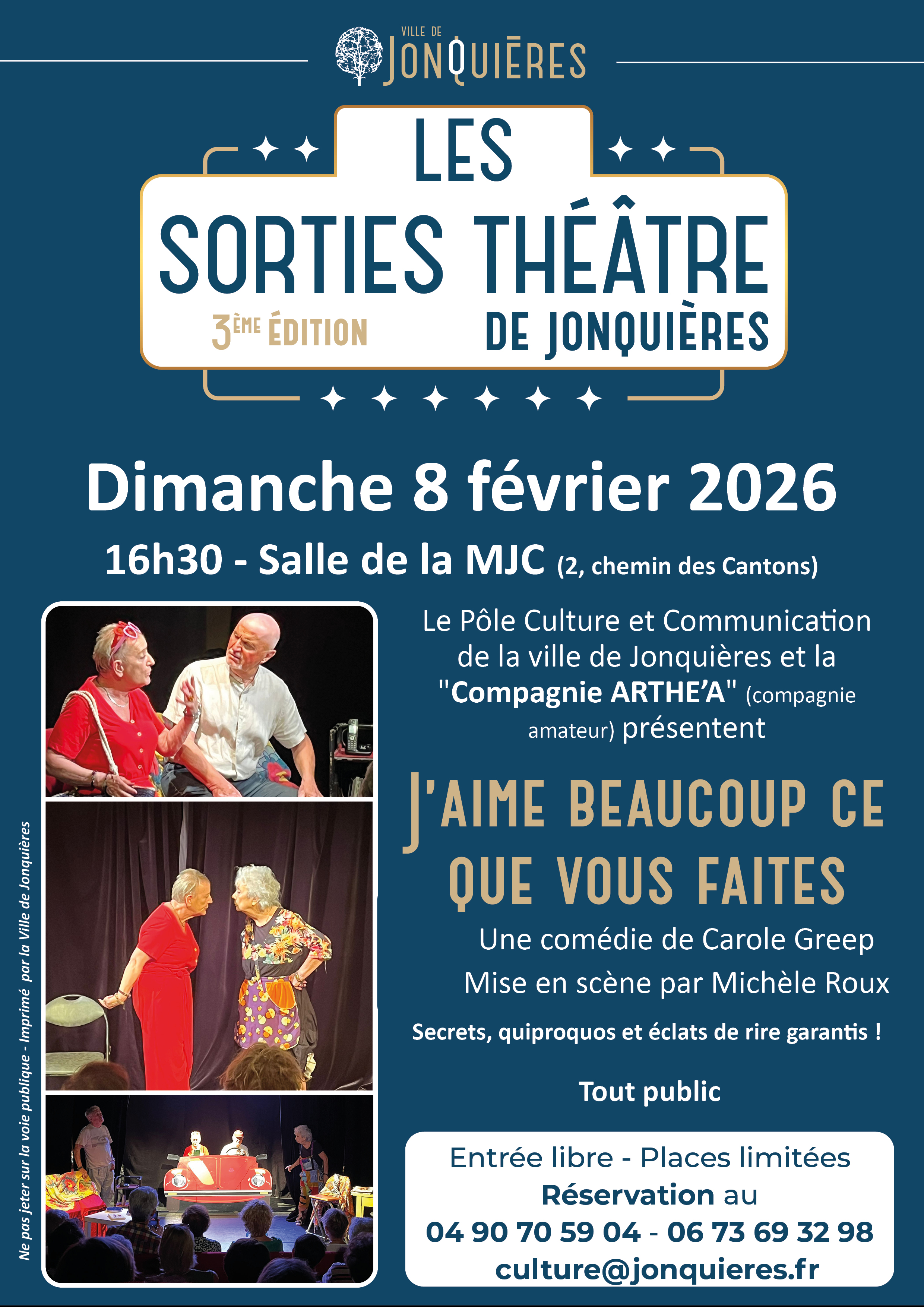 Les sorties Th��tre de Jonqui�res : 