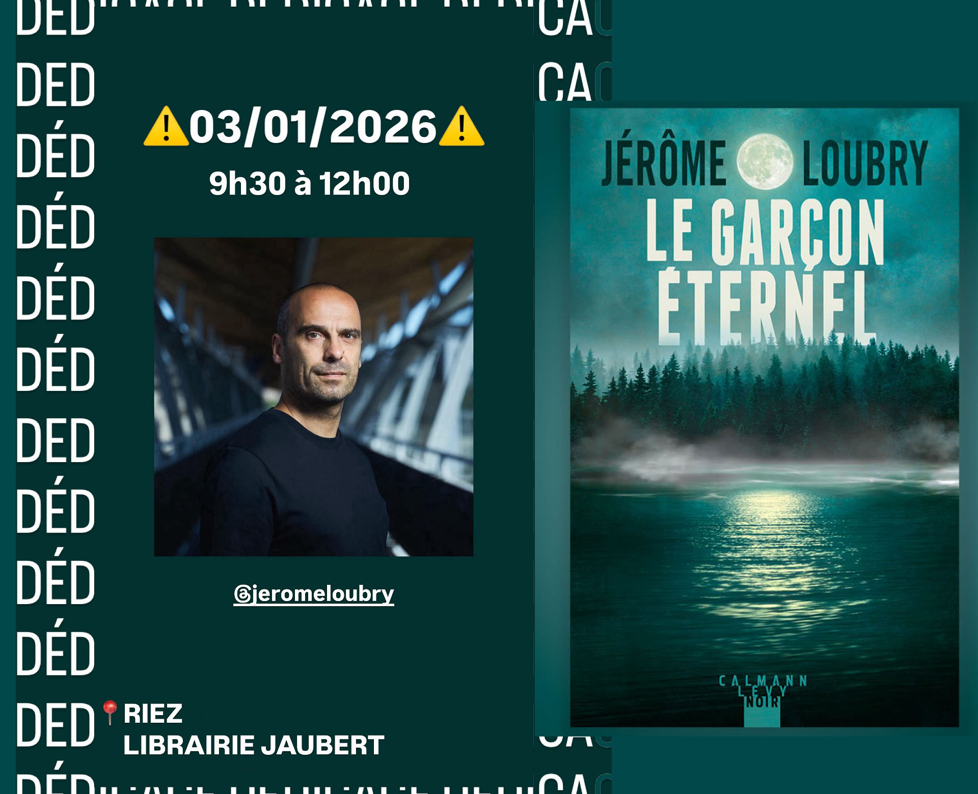 D�dicace de J�r�me Loubry