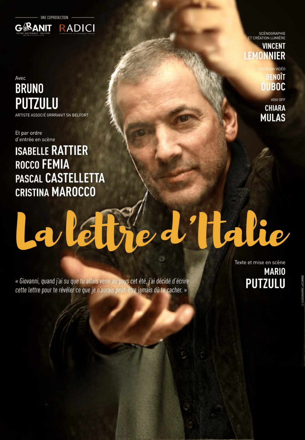 Th��tre - La lettre d'Italie