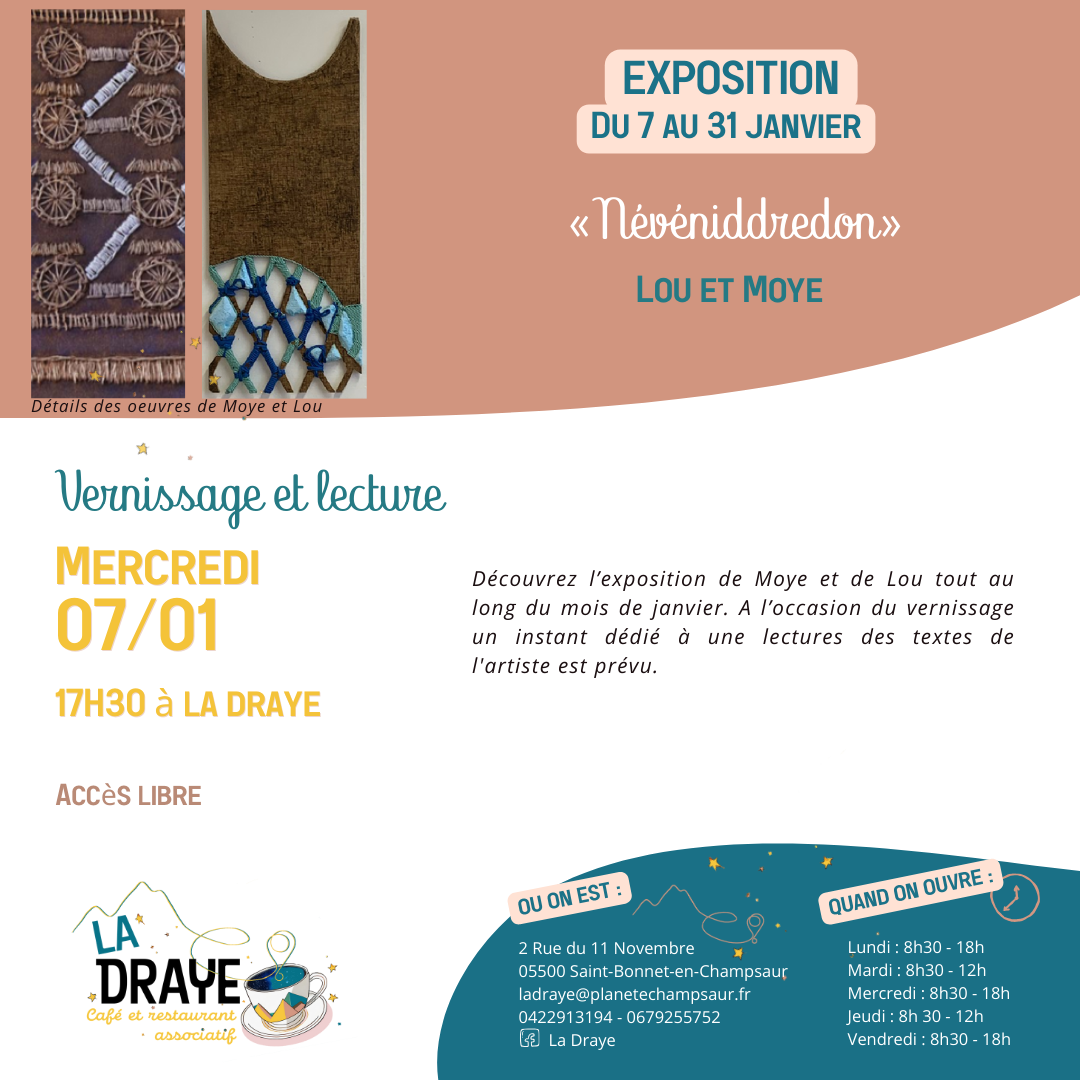 Vernissage Exposition �N�v�niddredon� de Lou et Moye