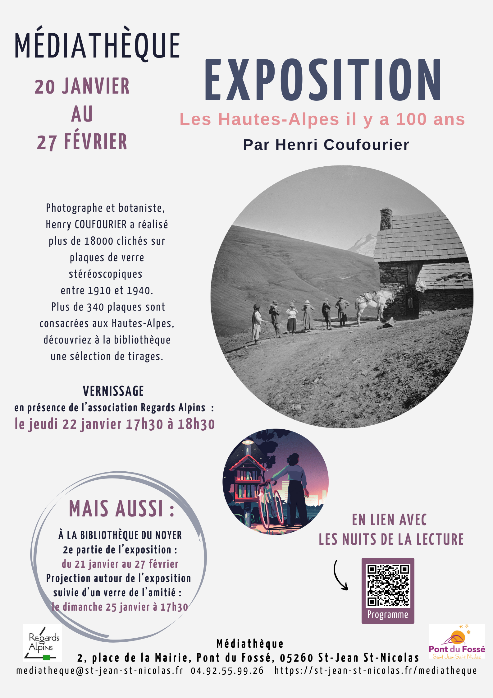 Vernissage expostion - Les Hautes-Alpes il y a 100 ans