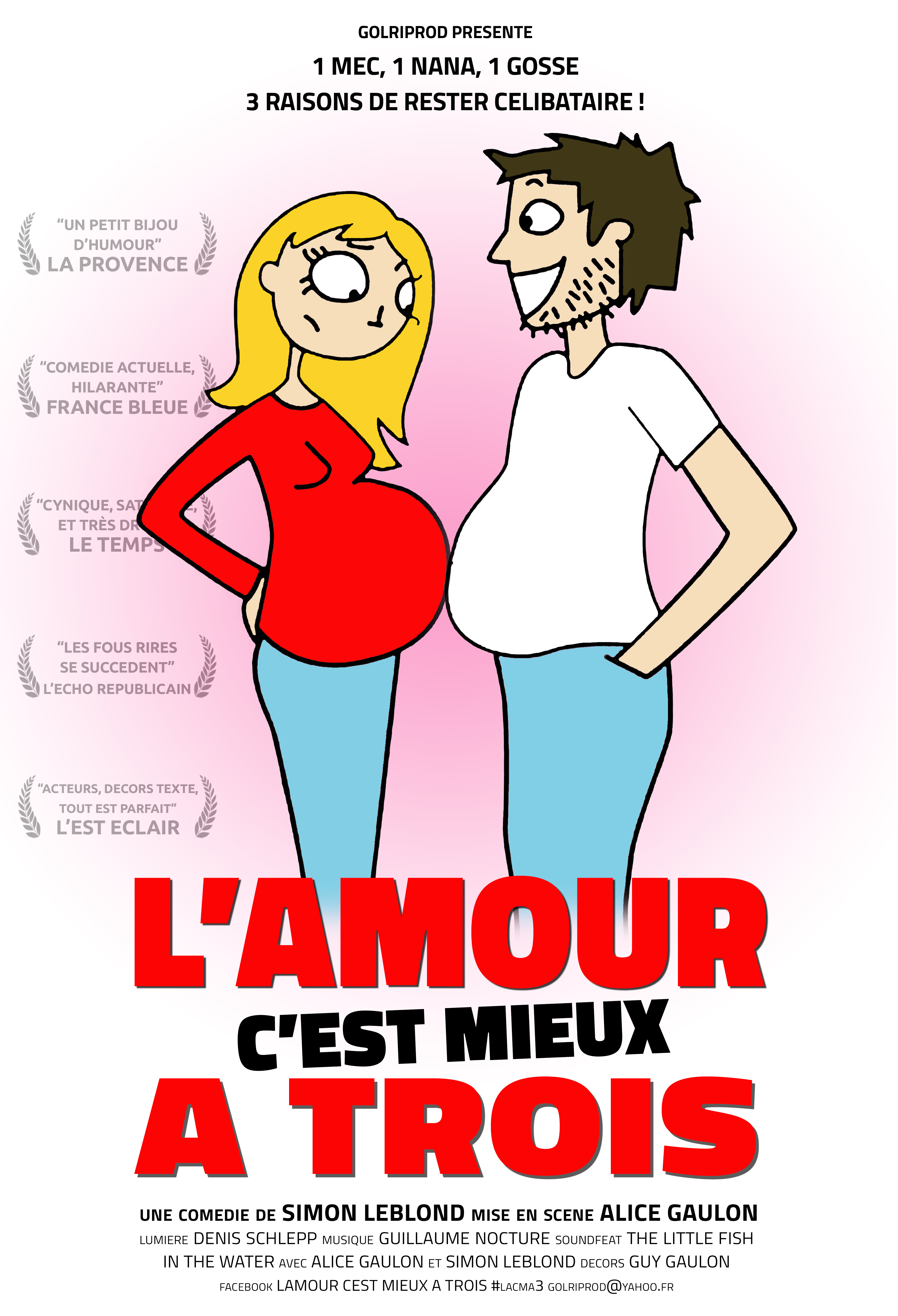 Spectacle - L'amour c'est mieux � 3