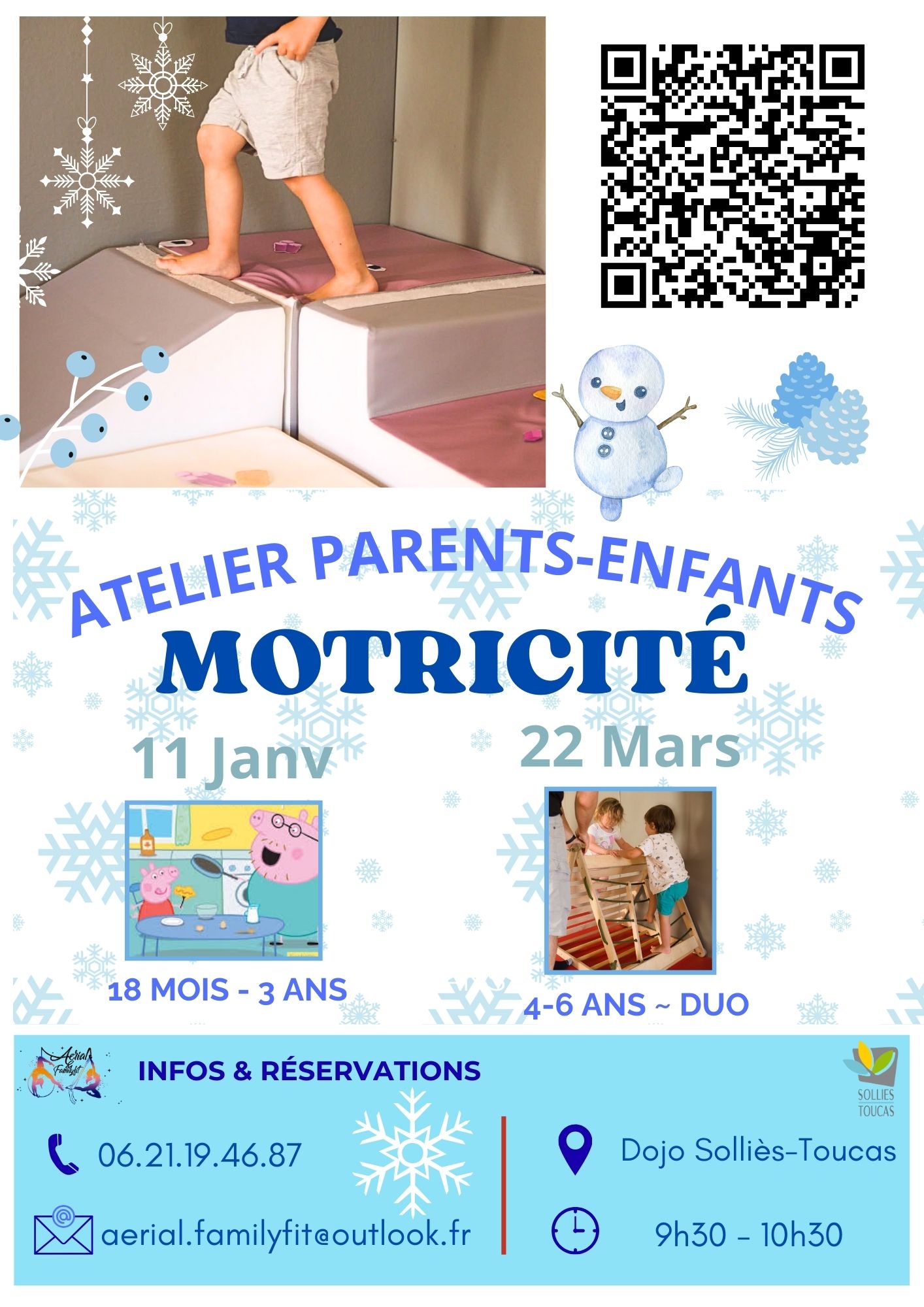 Atelier moticit� parents -enfants 4/6 ans - DUO