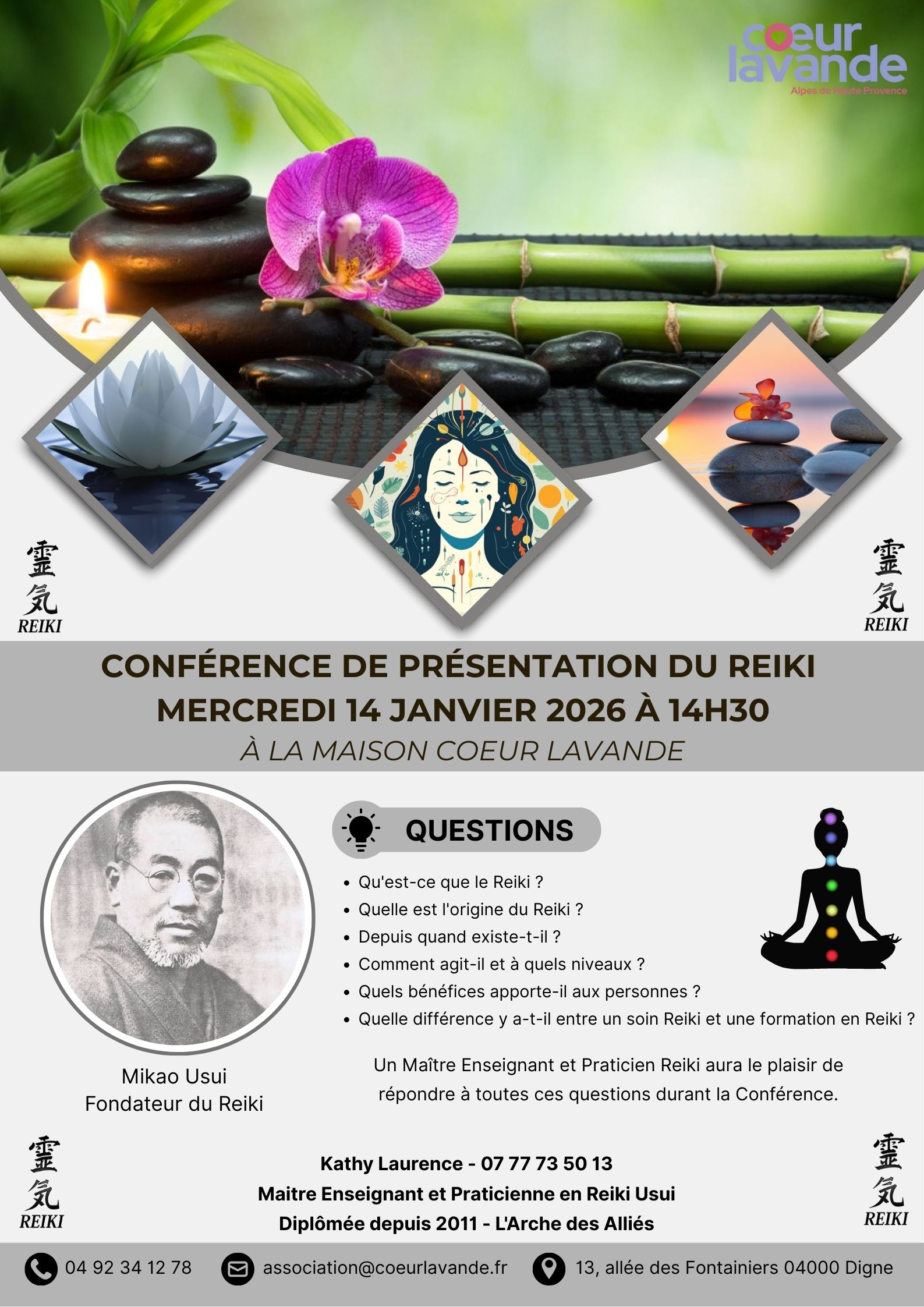 Conf�rence de pr�sentation du Reiki