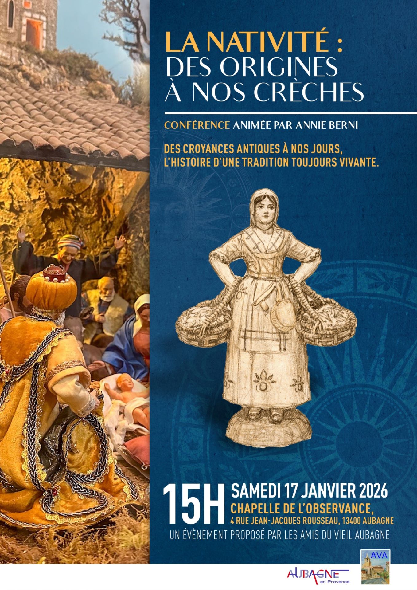 Conf�rence � � La Nativit� et les cr�ches proven�ales, entre traditions et innovations �