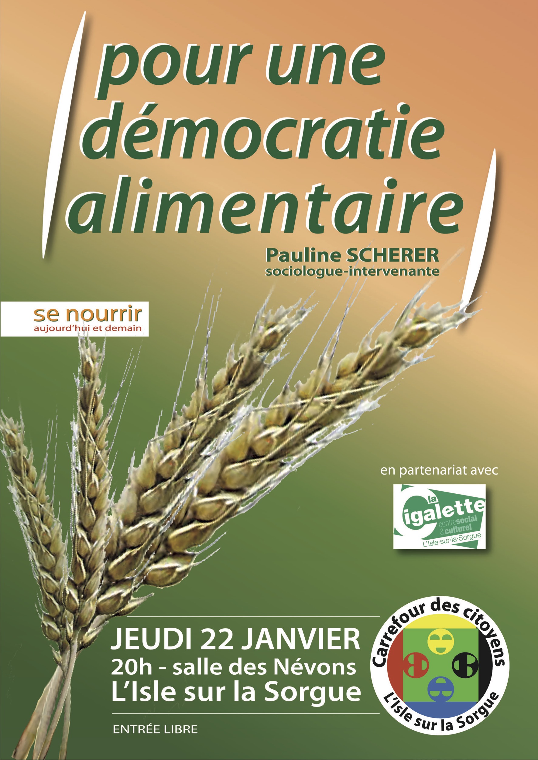 Pour une d�mocratie alimentaire