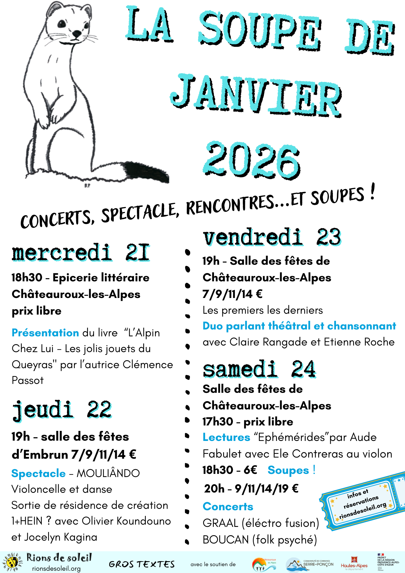 Festival La Soupe de Janvier - Concert Spectacle Rencontre