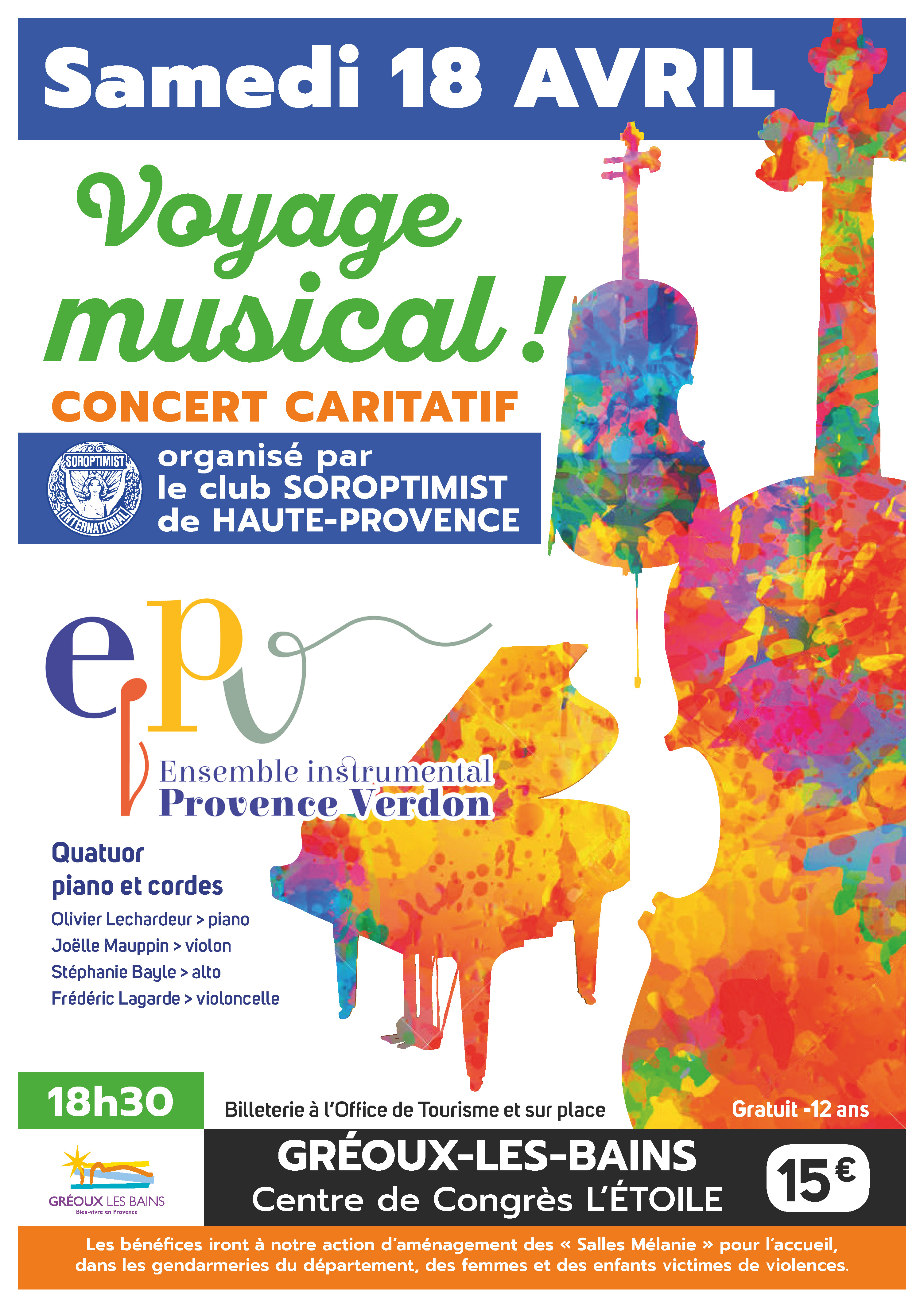 Voyage musical - concert caritatif