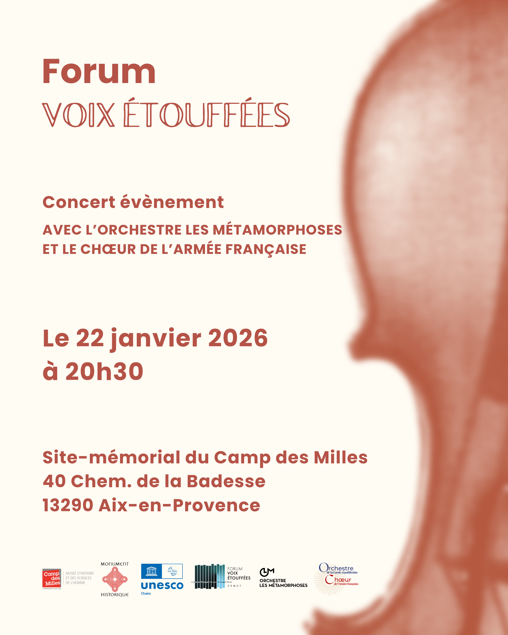 Concert �v�nement : Forum voix �touff�es