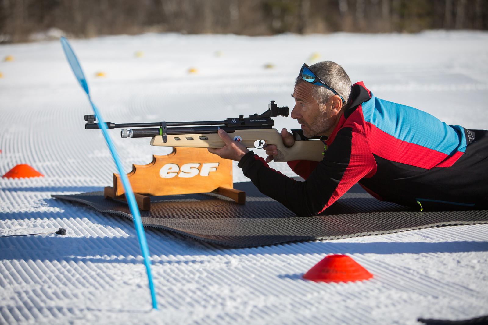 Biathlon avec l'ESF