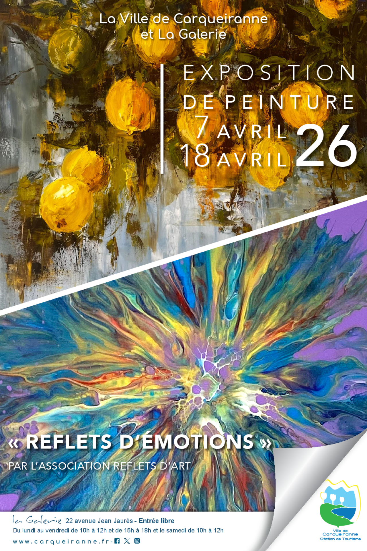 Exposition de l'association Reflets d'art