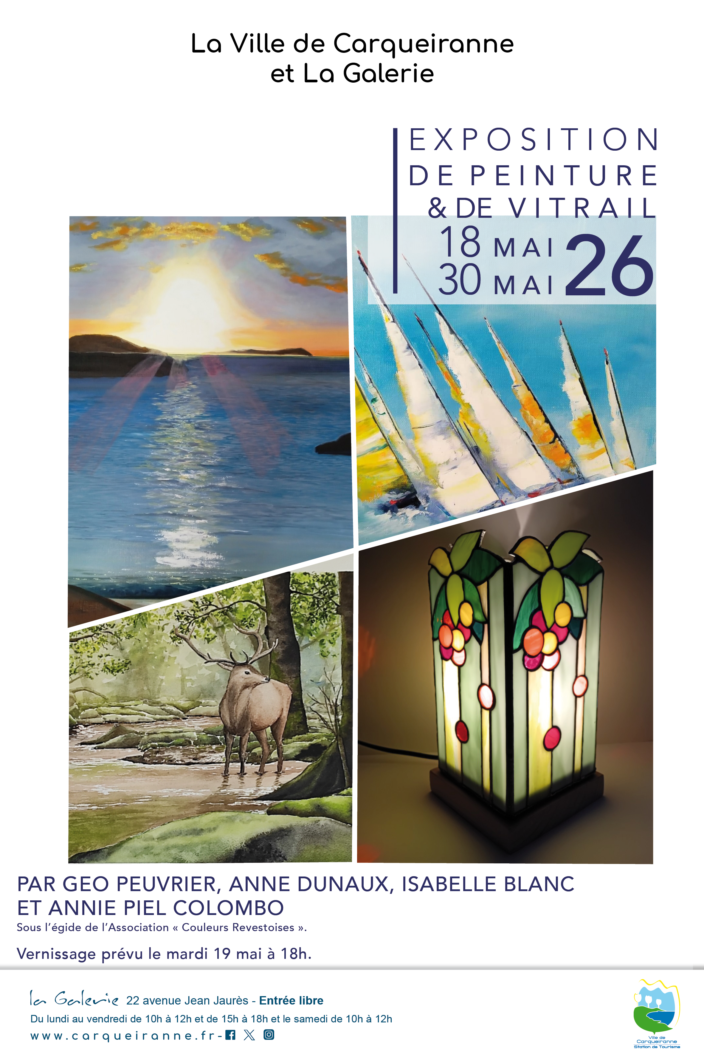 Exposition de Camille Leclerc et Corinne Marcel