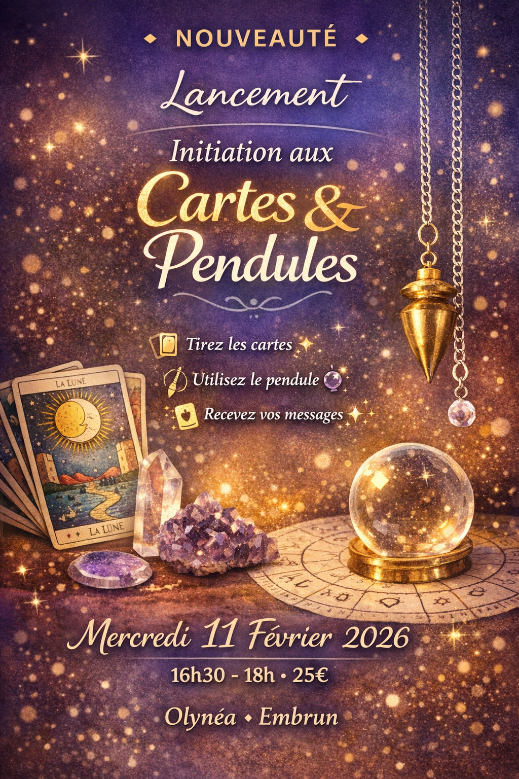Lancement - Initiation aux Cartes & Pendules