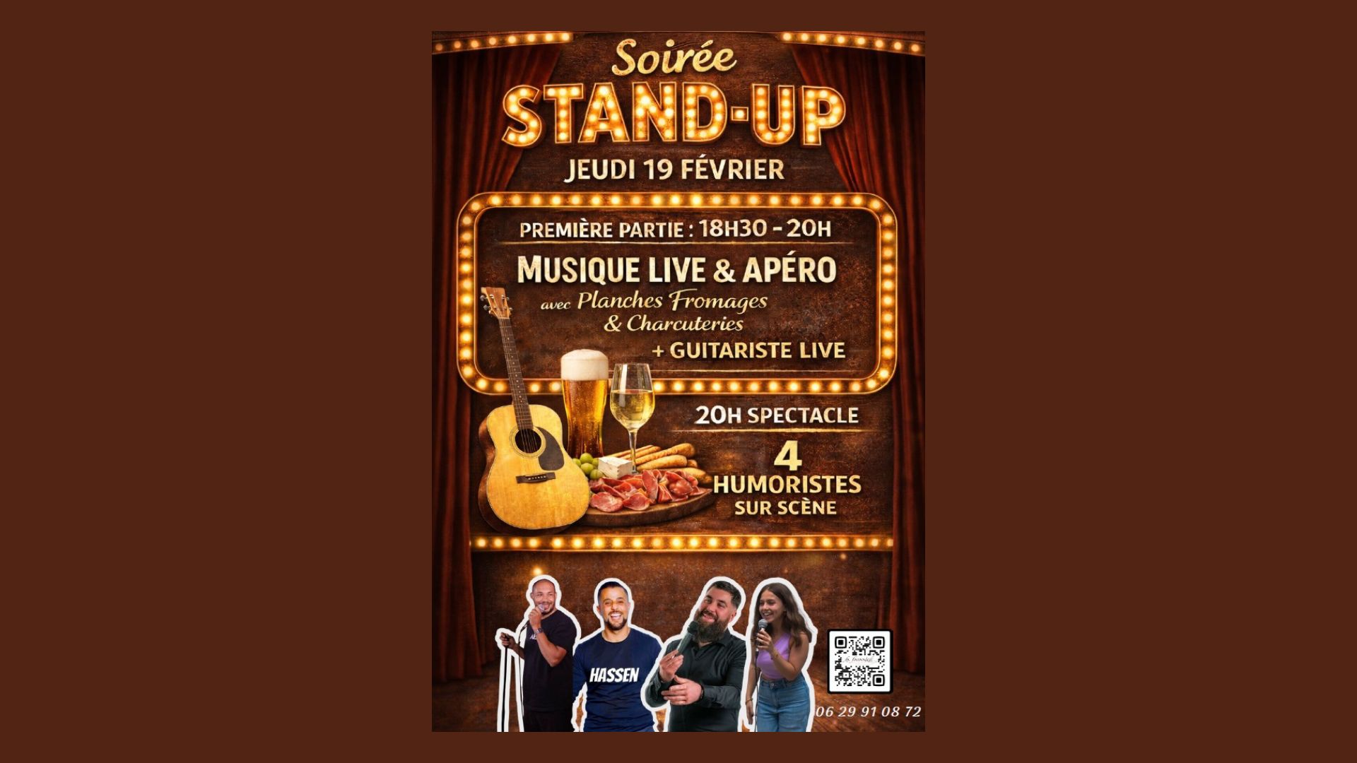 Soir�e musique live et stand-up � l'Hostellerie La Farandole