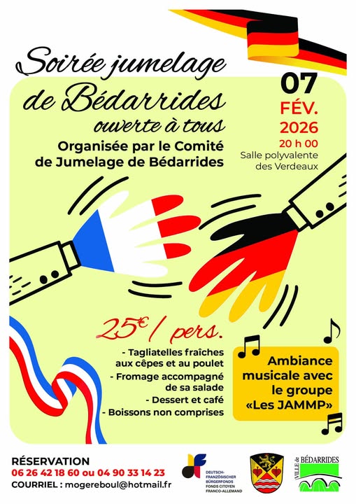 Soir�e de jumelage de B�darrides