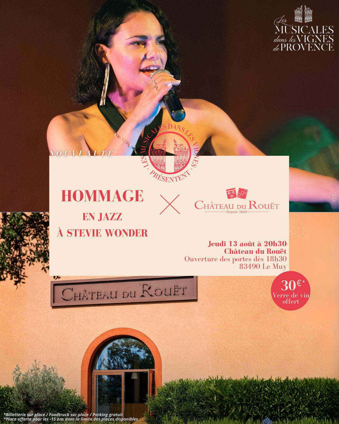 Les Musicales dans les Vignes - Ch�teau du Rou�t - Hommage en jazz � Stevie Wonder