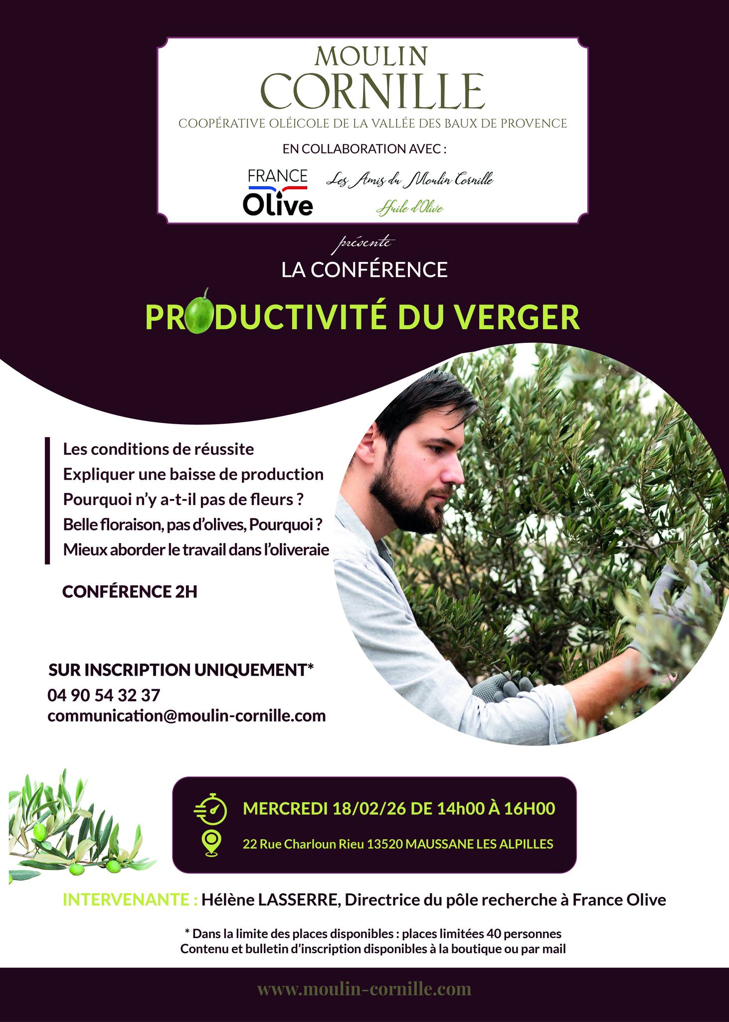 ATELIER CONFERENCE : TAILLER SES OLIVIERS