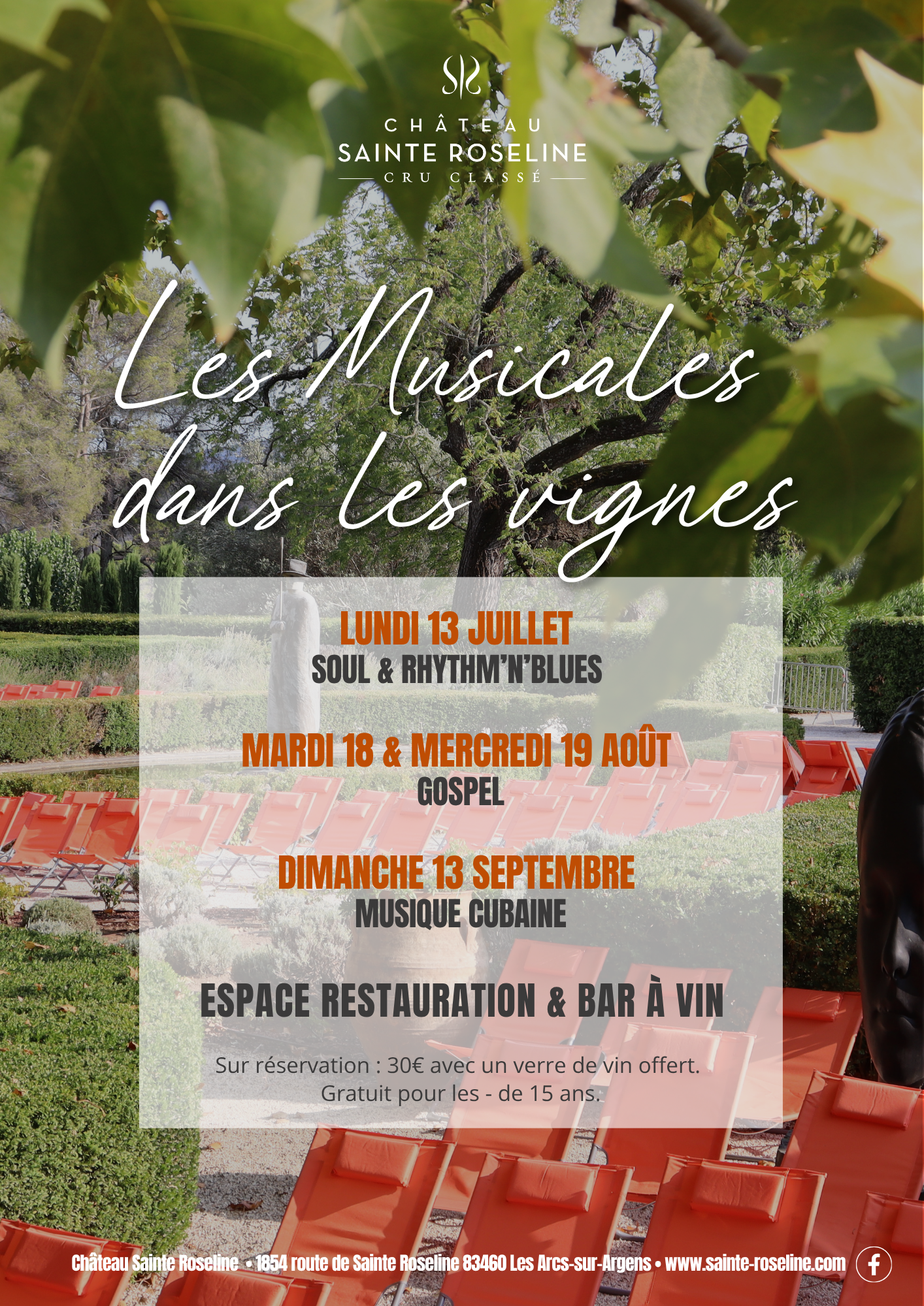 Les Musicales dans les Vignes - Ch�teau Saint Pierre - Jazz Manouche