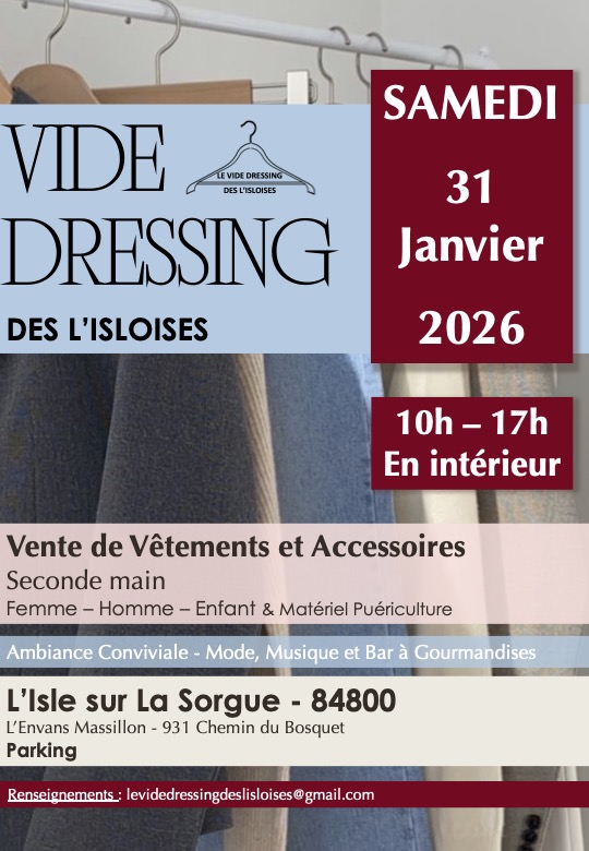 Le vide dressing des l'Isloises