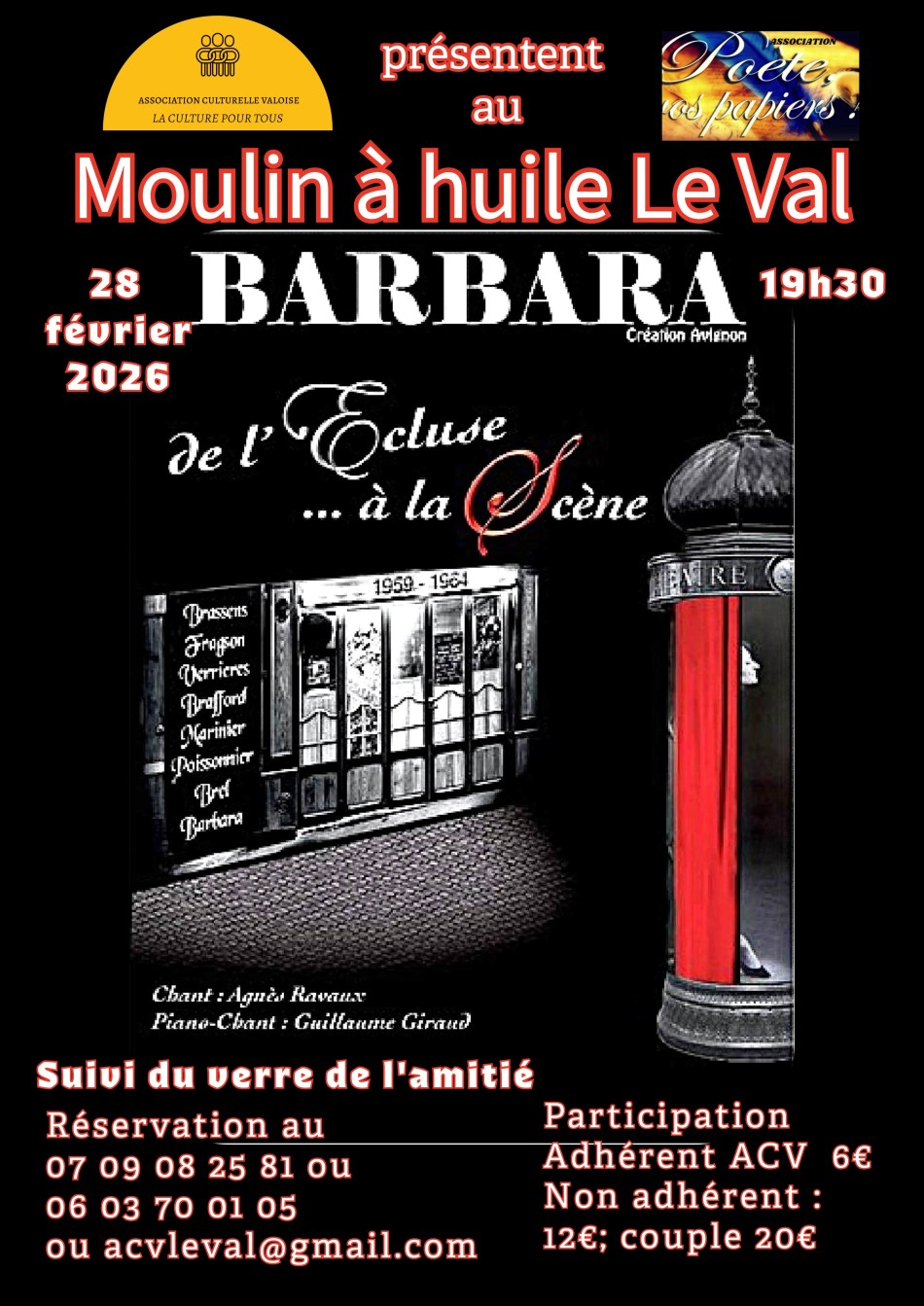 Concert : Barbara, de l'�cluse � la sc�ne