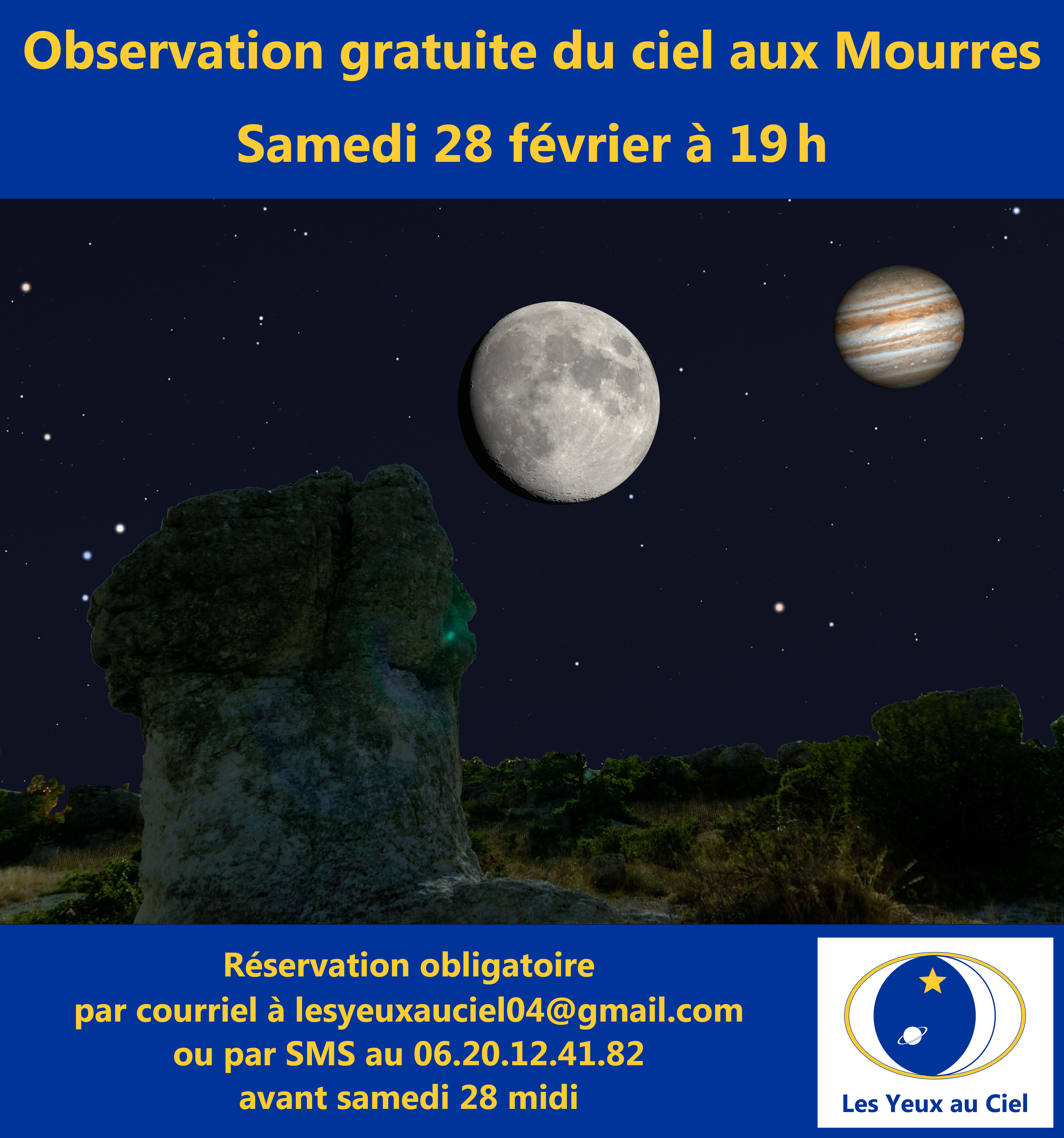 Observation du ciel aux Mourres