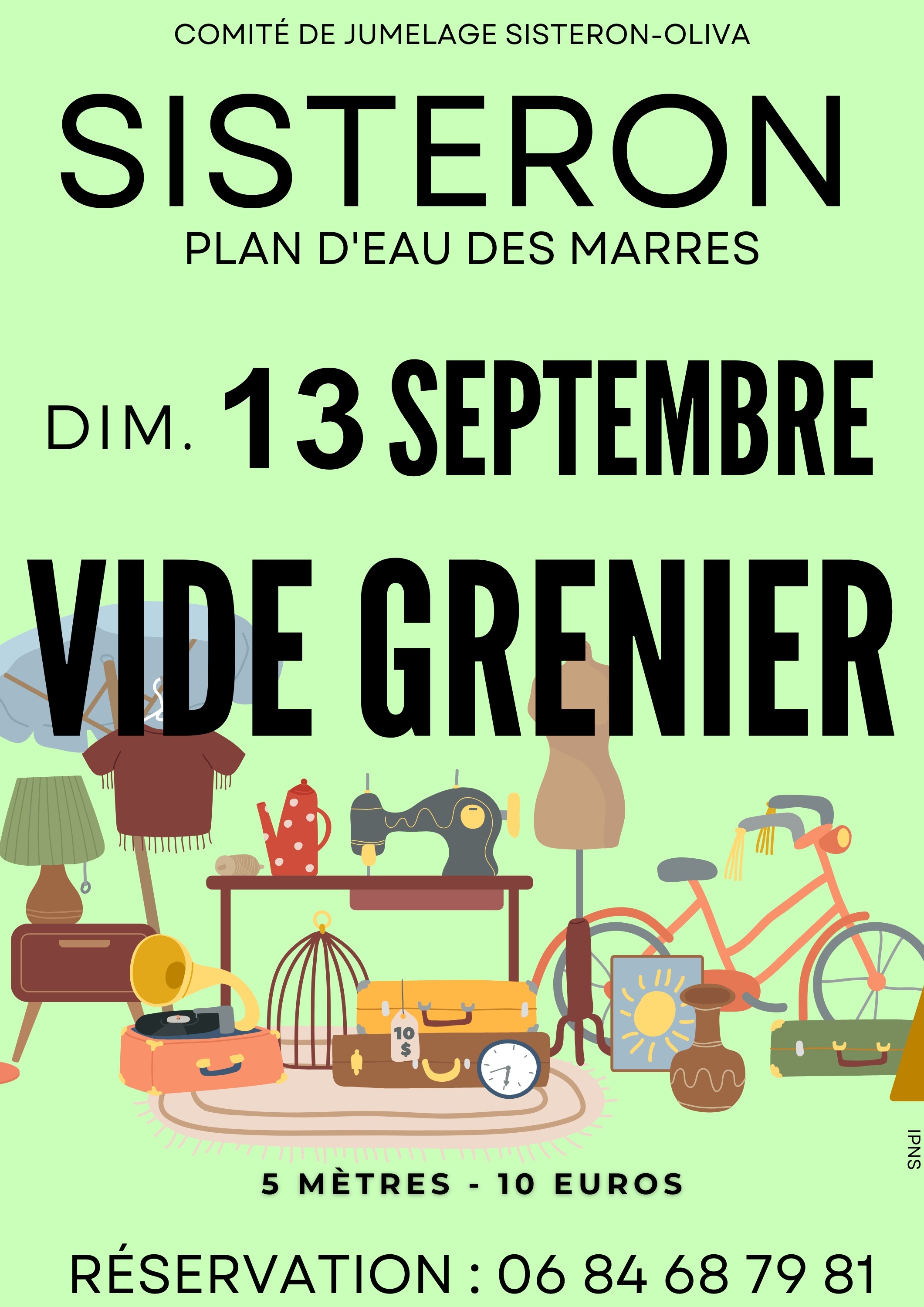 Vide-grenier du Comit� de Jumelage Sisteron-Oliva