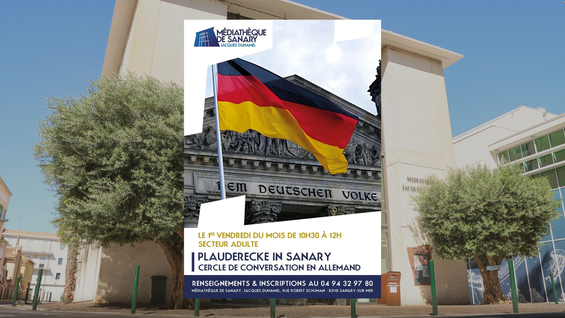 Plauderecke in Sanary | Cercle de conversation en allemand