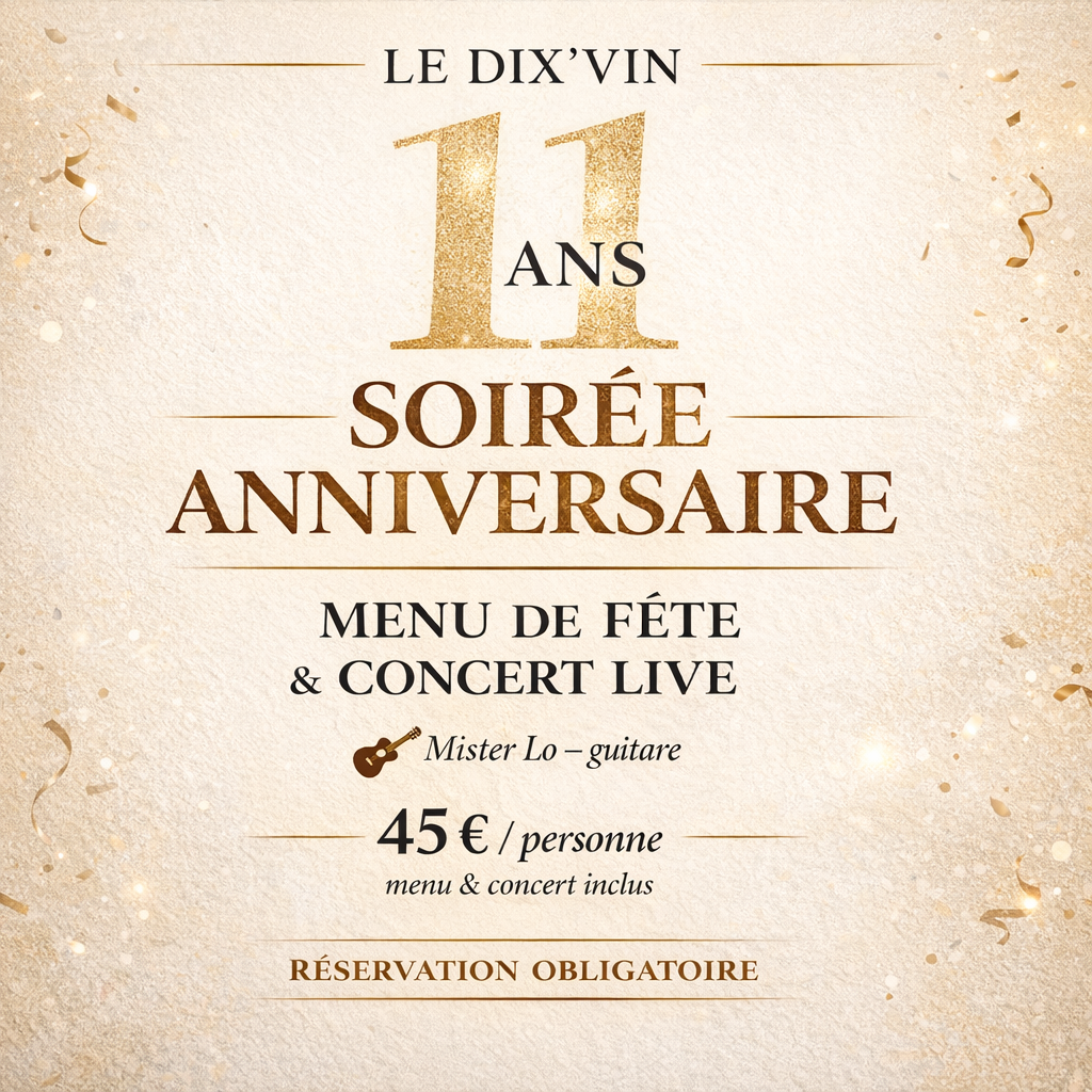 Le restaurant Dix�Vin f�te son Anniversaire � Cadenet