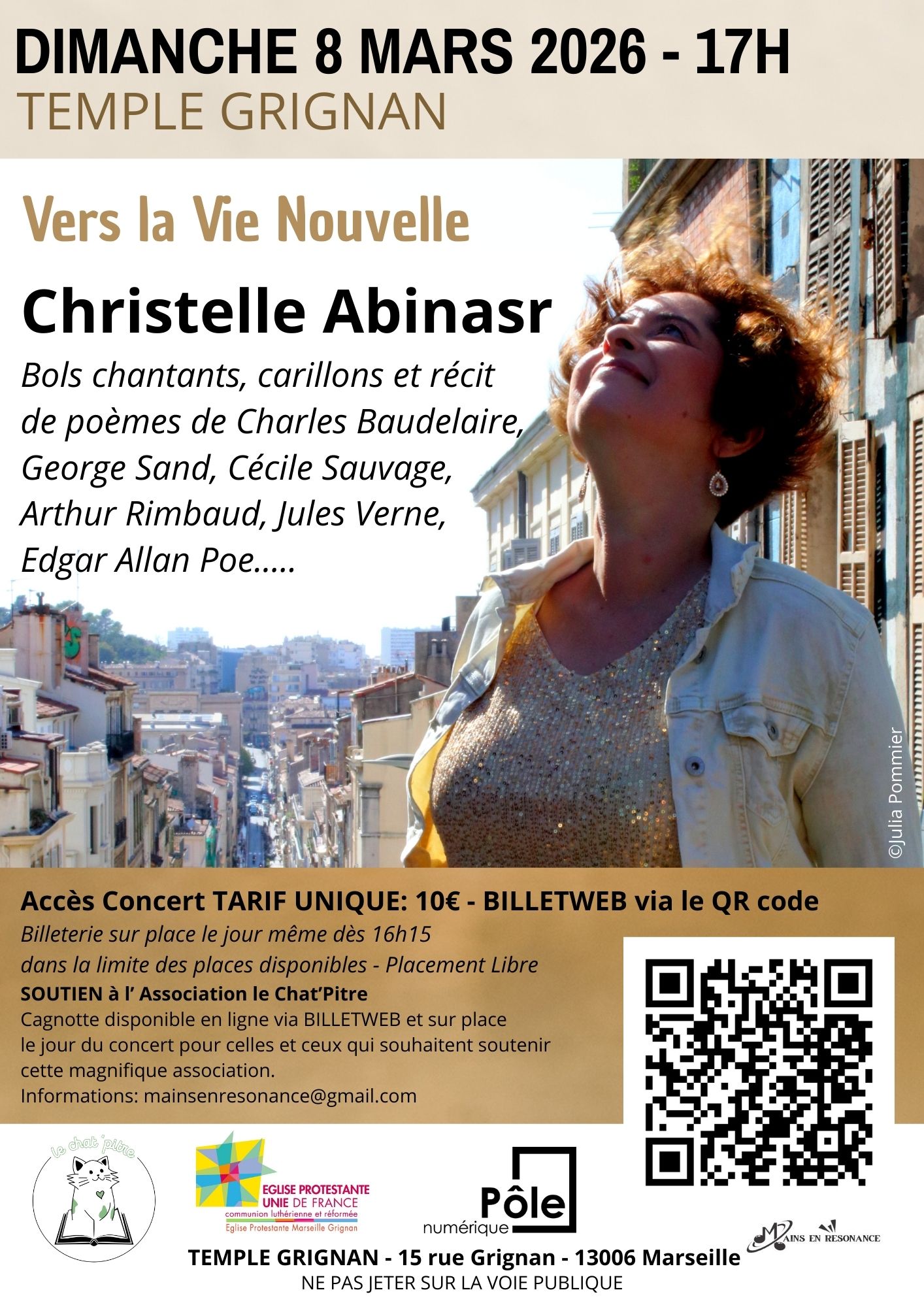 Concert Christelle Abinasr, bols chantants, carillons et r�cit