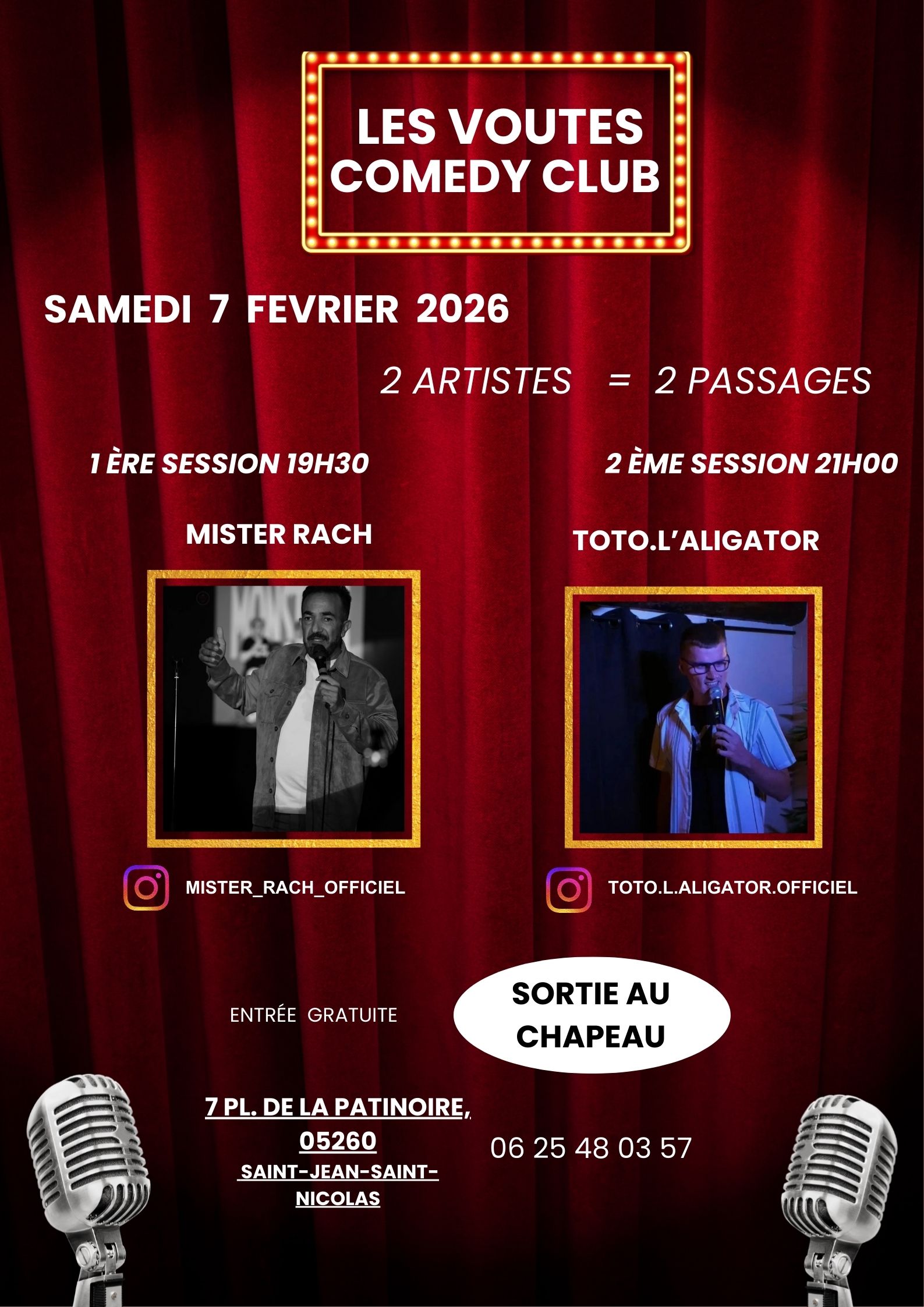 Les voutes comedy club