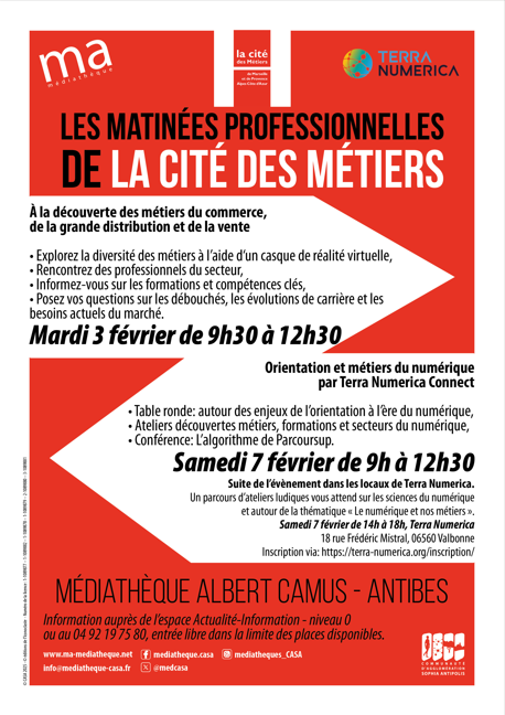 � la d�couverte des m�tiers du commerce, de la grande distribution et de la vente avec la Cit� des M�tiers