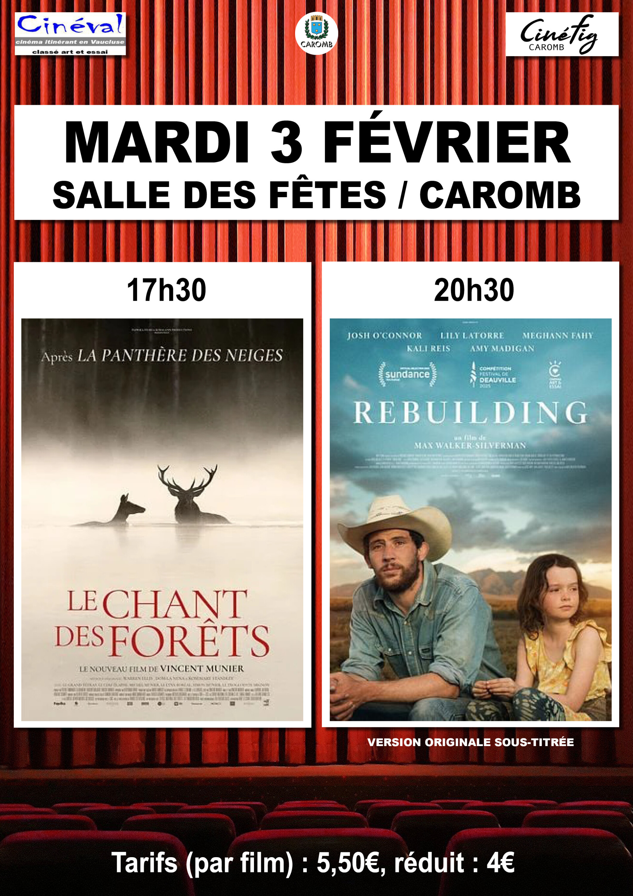 Cin� itin�rant : Le Chant des For�ts