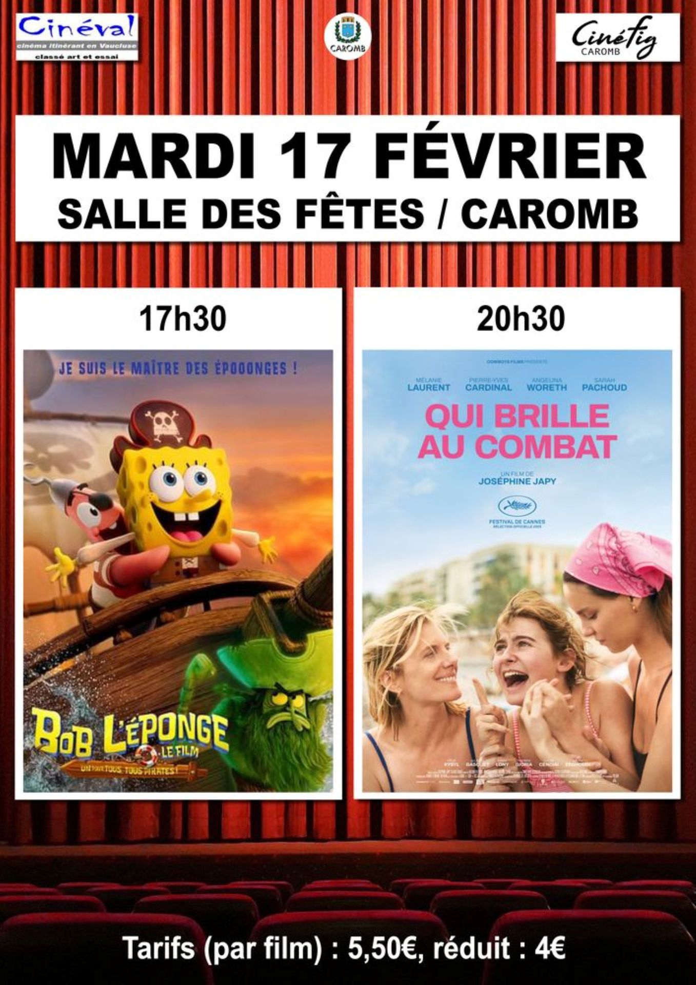 Cin� itin�rant : Bob l'�ponge le Film