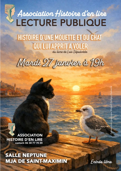Lecture publique : Histoire d'une mouette et du chat qui lui apprit � voler
