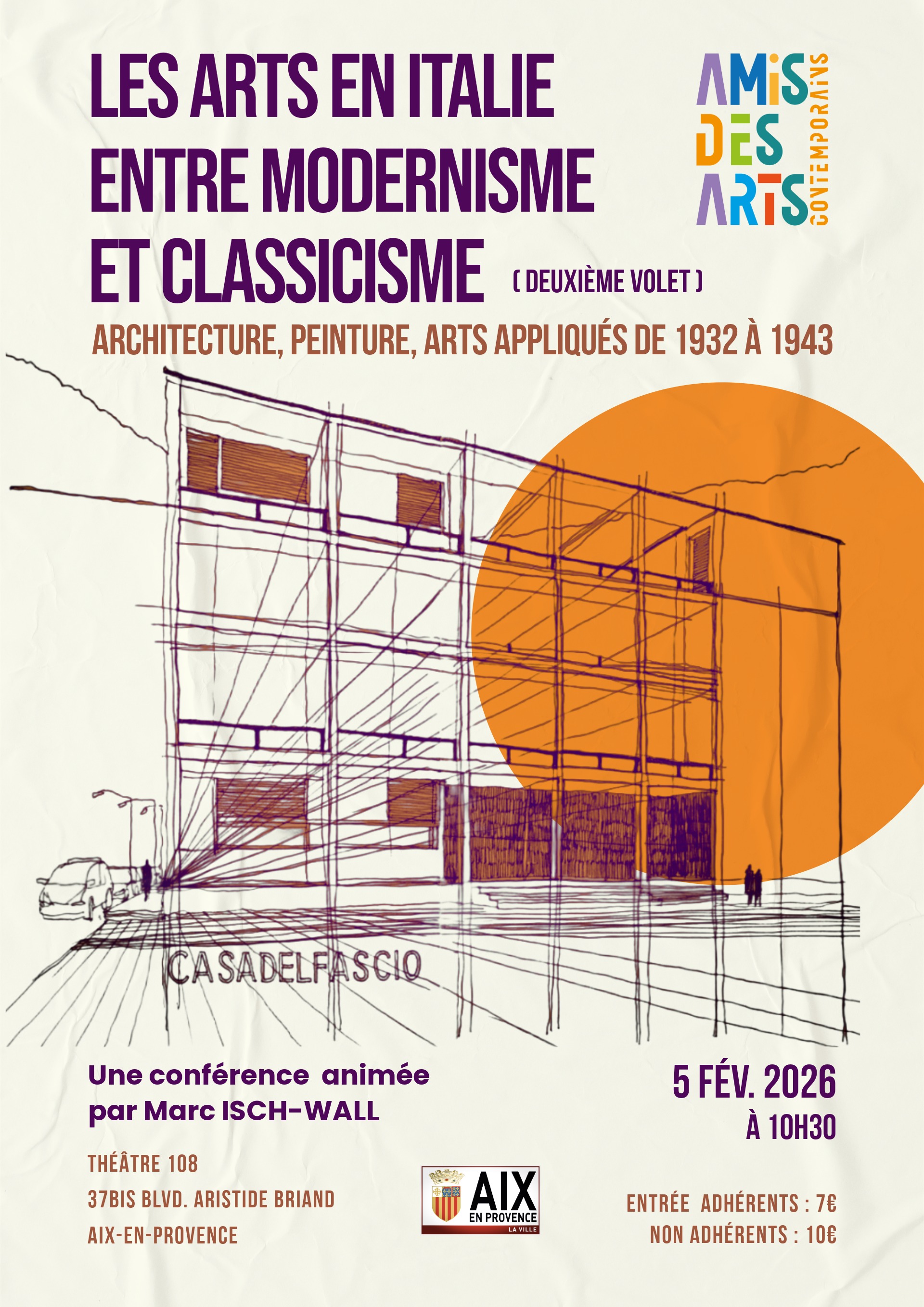 Conf�rence : Les arts en Italie entre modernisme et classicisme