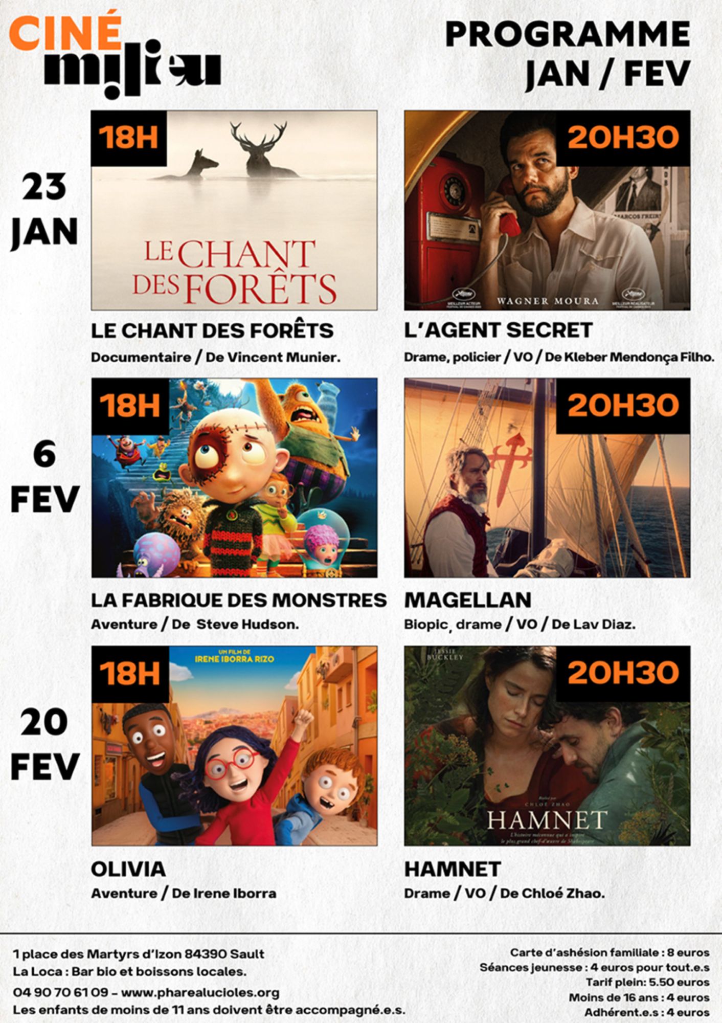 Cin�ma itin�rant � Sault : 