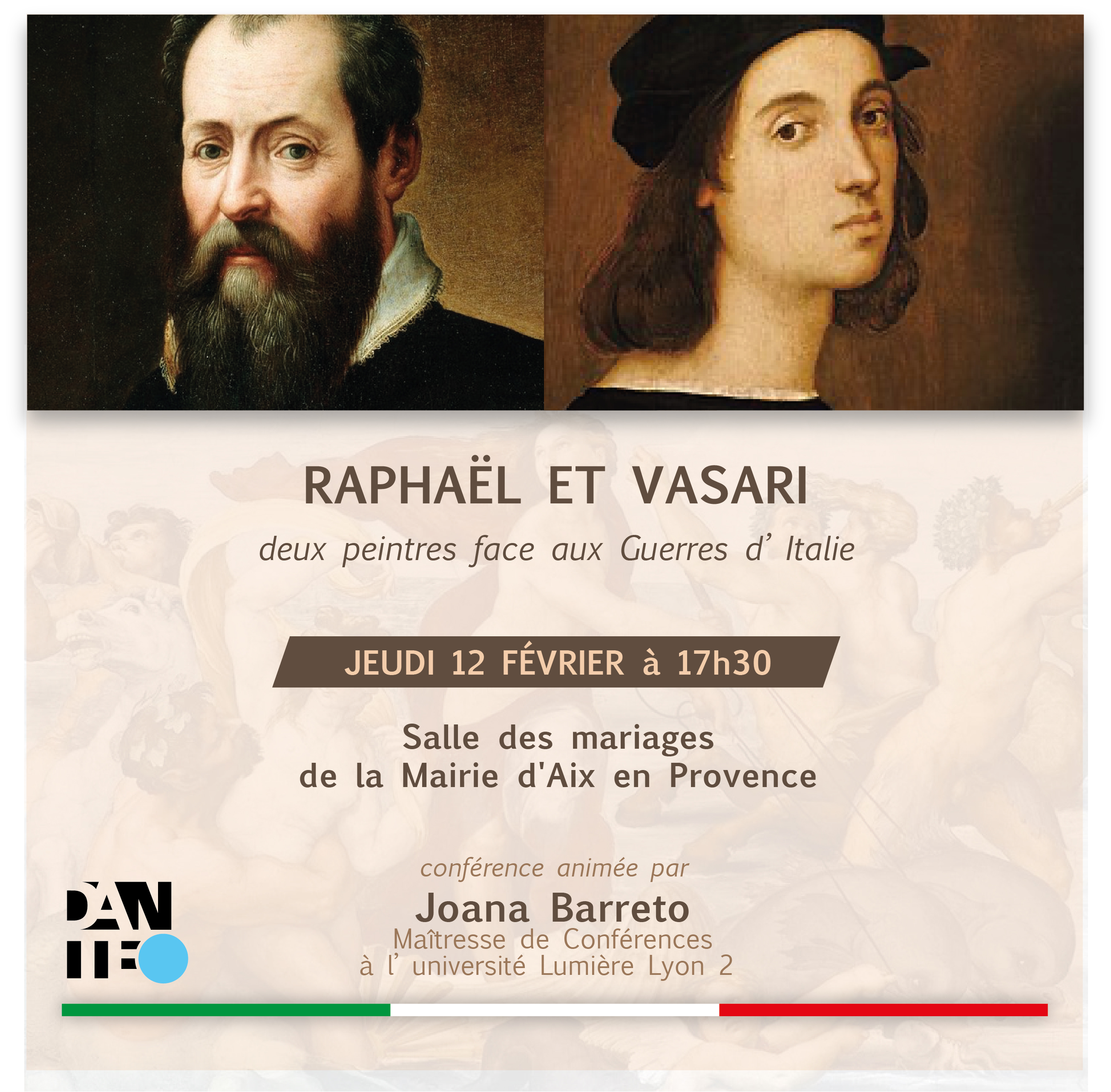 Conf�rence - Rapha�l et Vasari, deux peintres face aux Guerres d'Italie