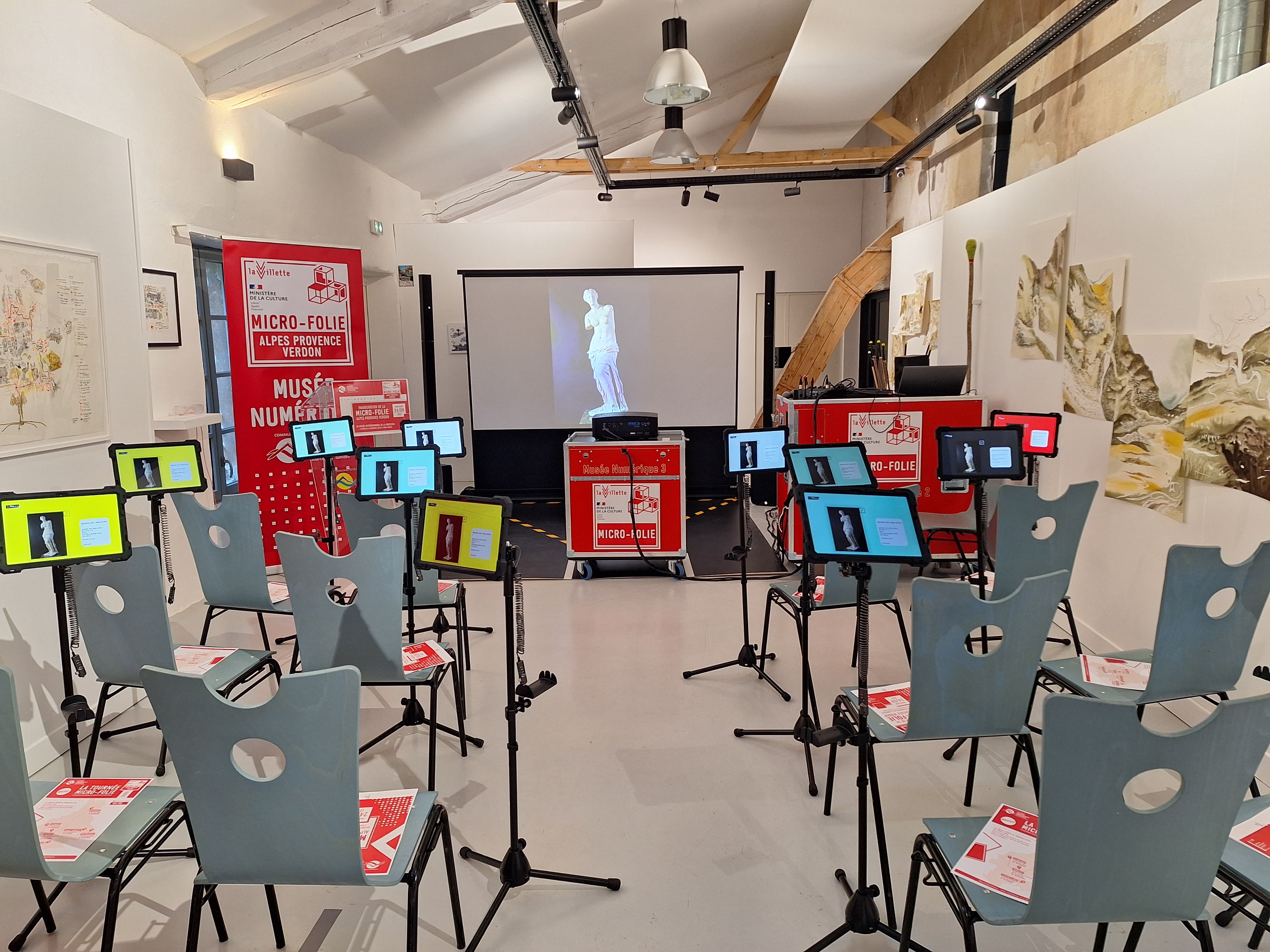 La  Micro-Folie itin�rante Alpes Provence Verdon part en tourn�e !