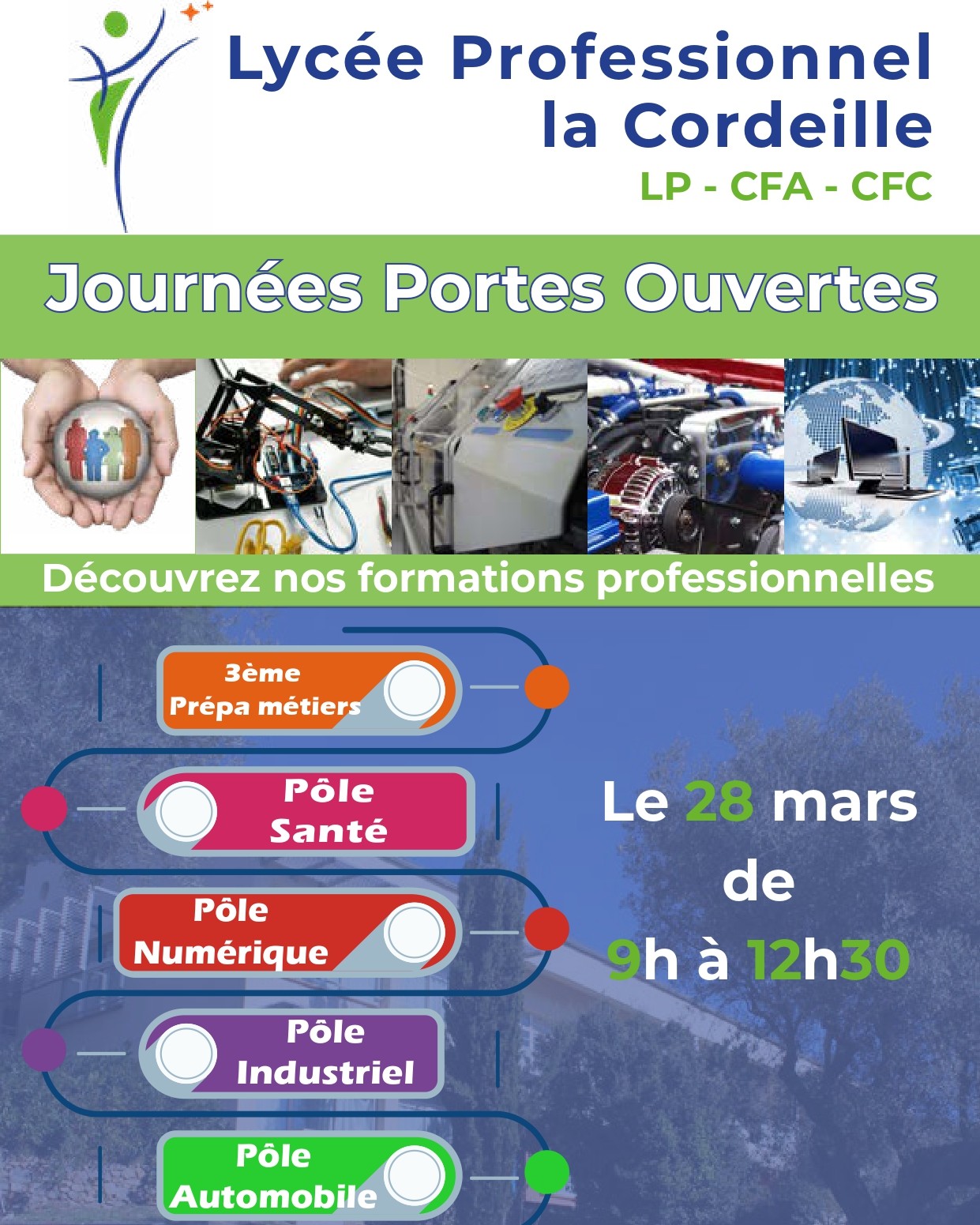 Portes ouvertes Lyc�e Professionnel La Cordeille