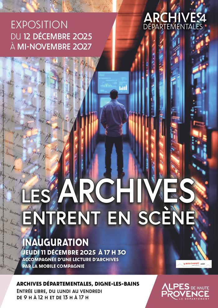 Lecture d'archives par les com�diens de La Mobile Compagnie