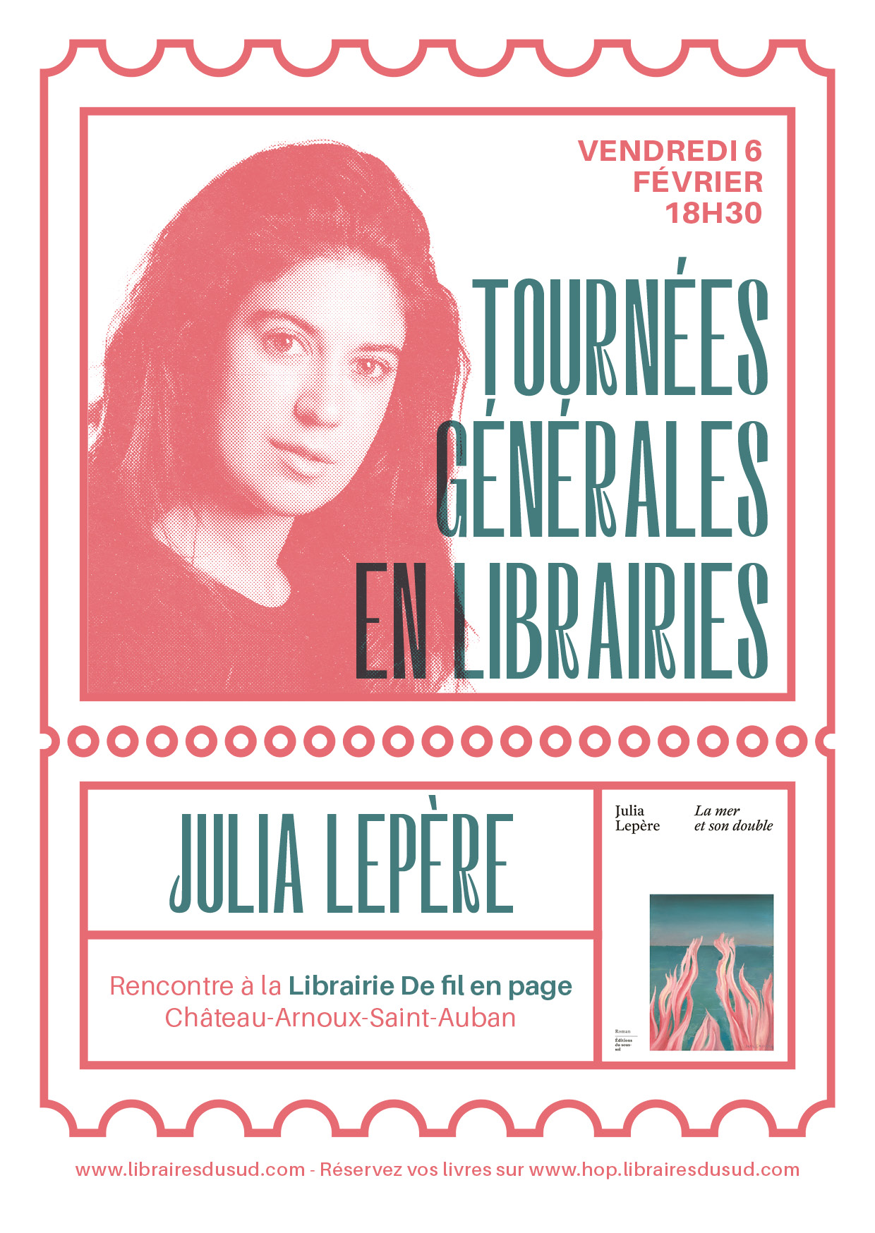 Tourn�es G�n�rales avec l'autrice Julia Lep�re